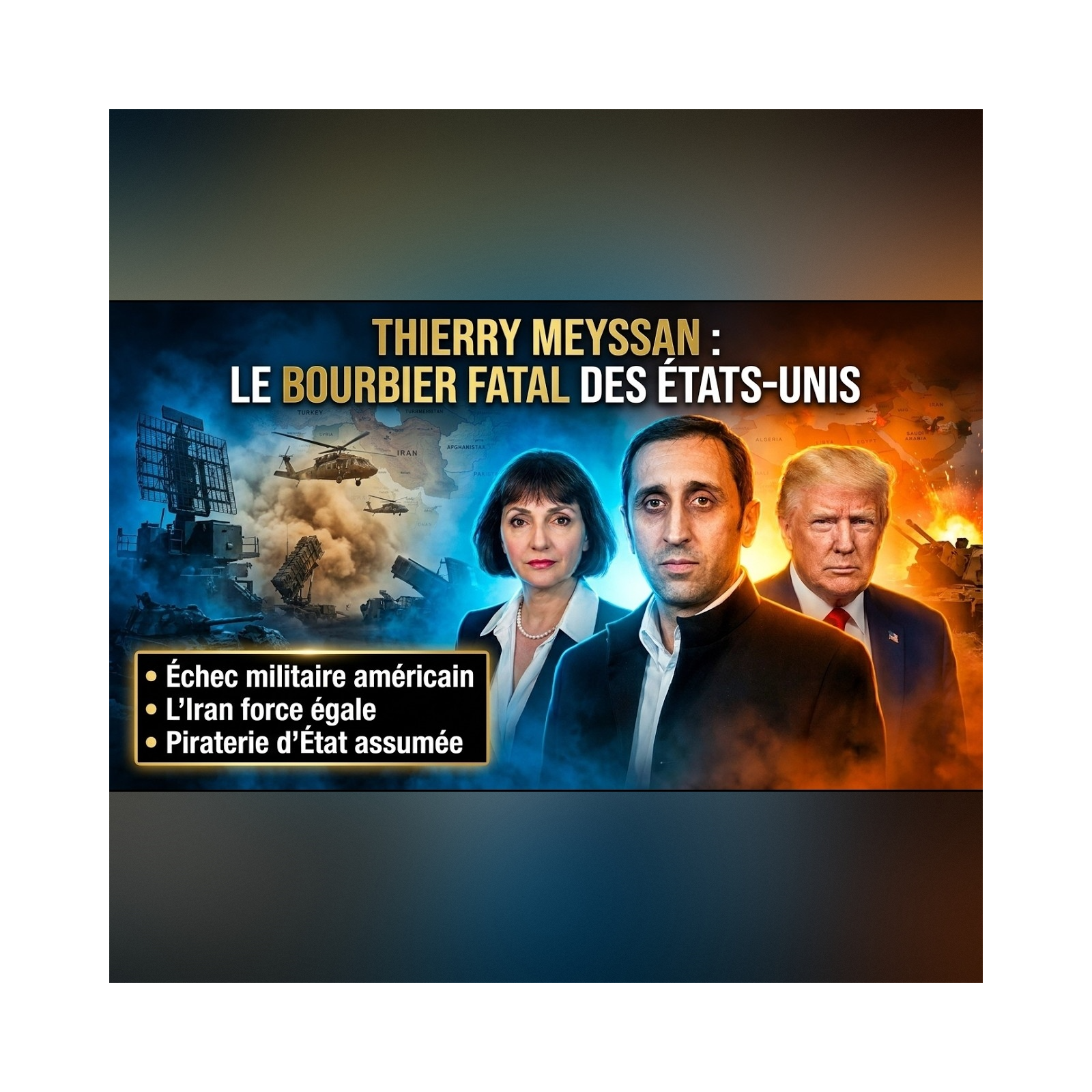 Thierry MEYSSAN : « L'IRAN a neutralisé les radars US : TRUMP est aveugle dans le Golfe » | GPTV