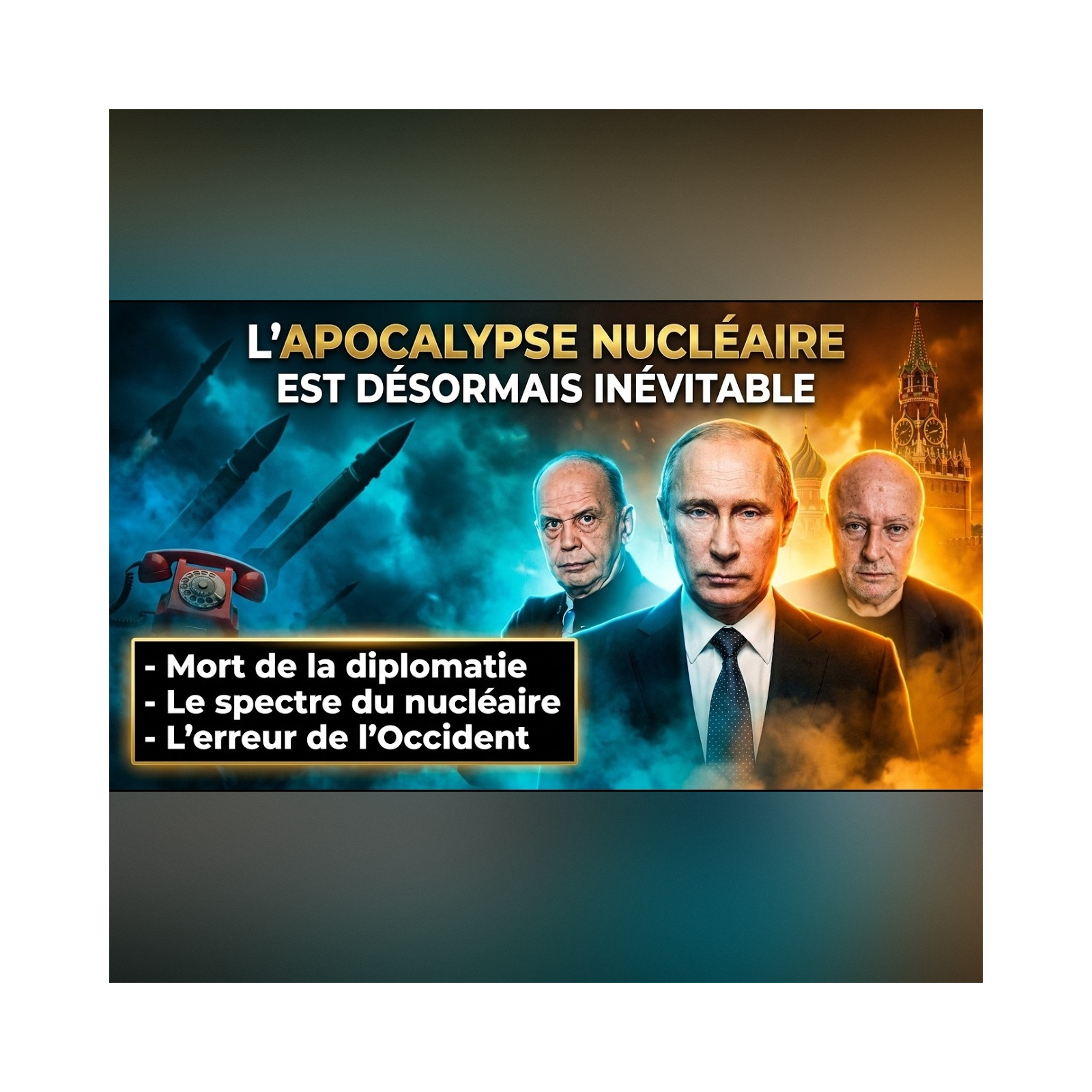 De la victoire de 1945 à l'APOCALYPSE nucléaire : le PLAN que personne ne voit ! | GPTV