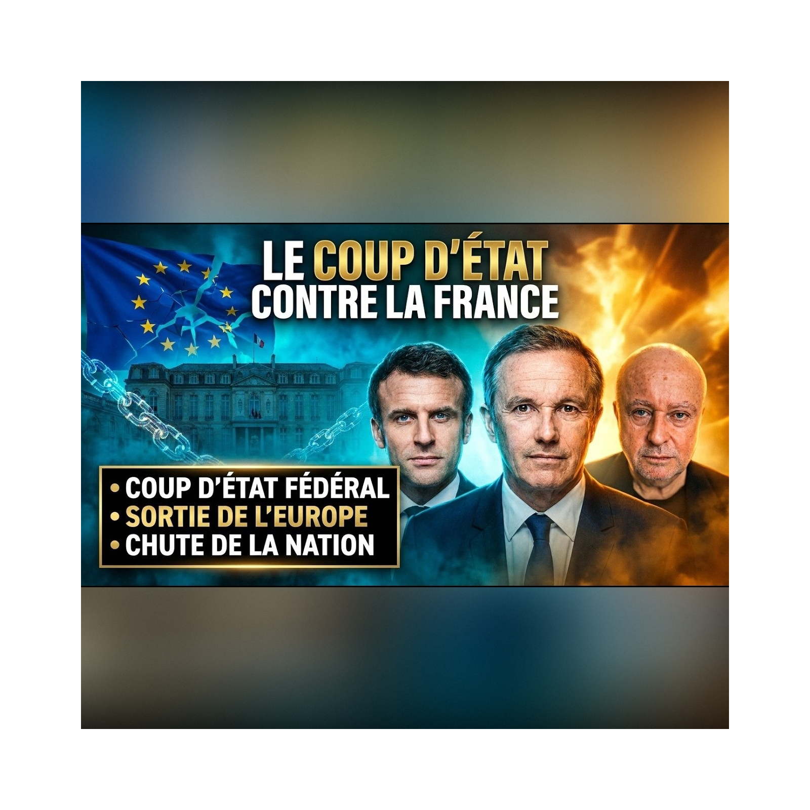 « La DETTE est l'arme pour faire DISPARAÎTRE la France en 2027 » — Dupont-Aignan | GPTV