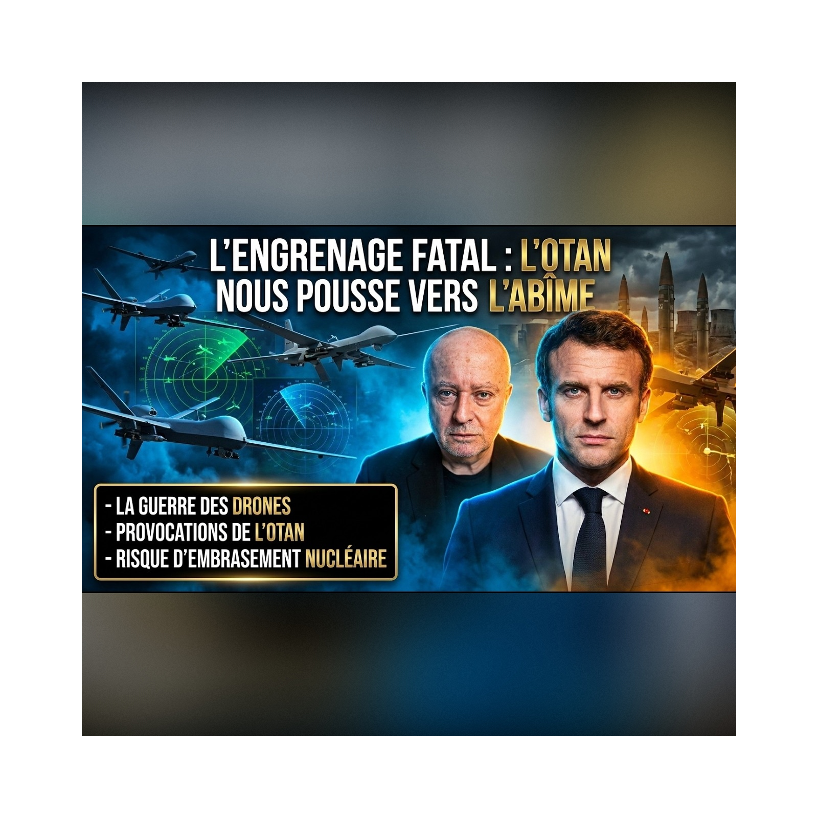 La FRANCE contredit ses promesses de PAIX et pousse l'Europe en GUERRE contre MOSCOU ! | GPTV