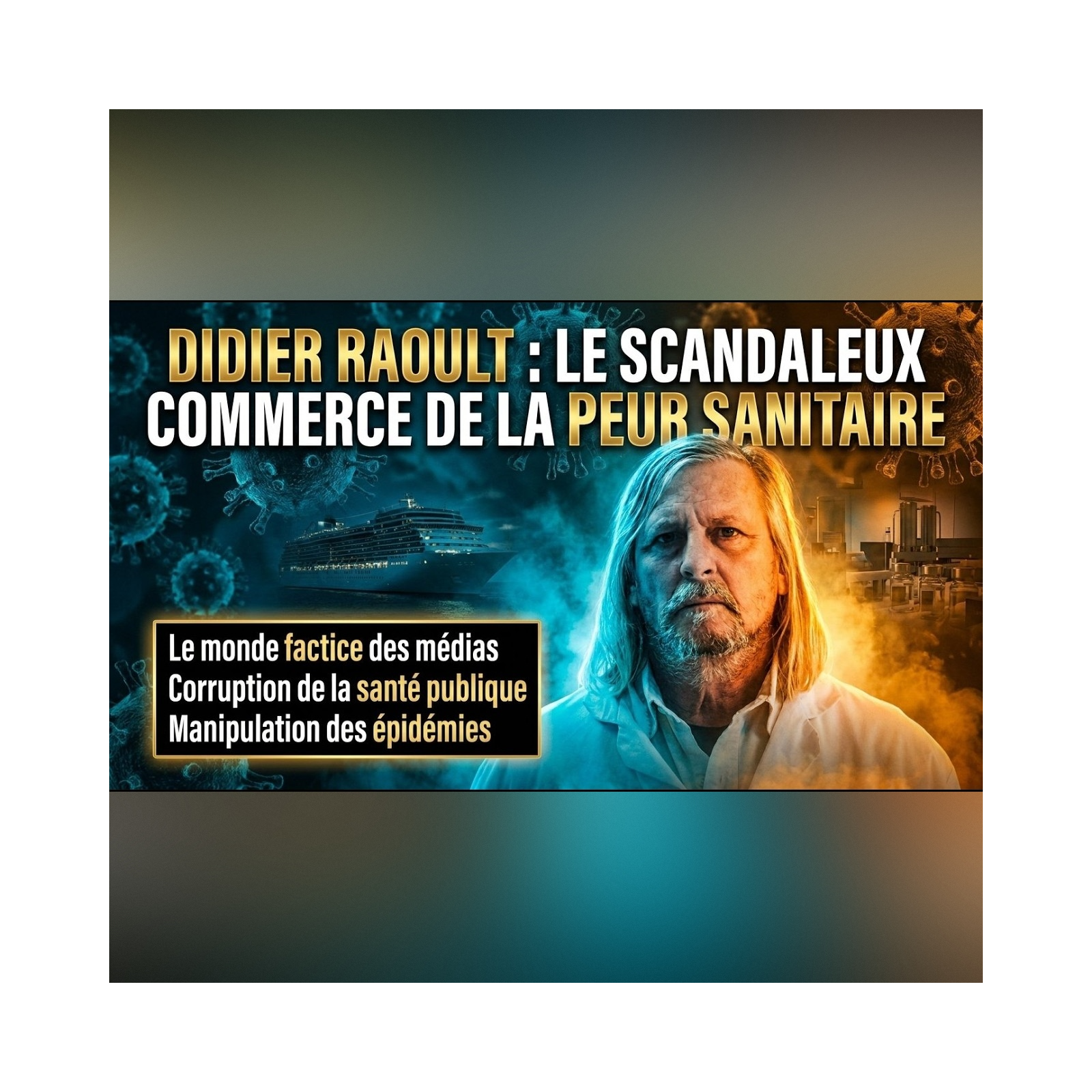 Didier RAOULT : ce qu'il dit de plus GRAVE sur le MONDE FACTICE que l'OMS vous CACHE ! | GPTV