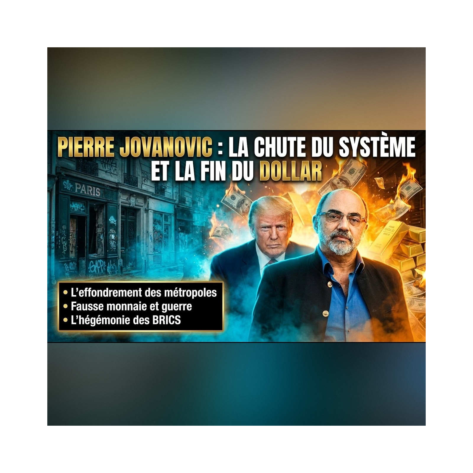  Le moment où Pierre JOVANOVIC dit l'impensable sur la MORT du PÉTRODOLLAR ! | GPTV episode artwork