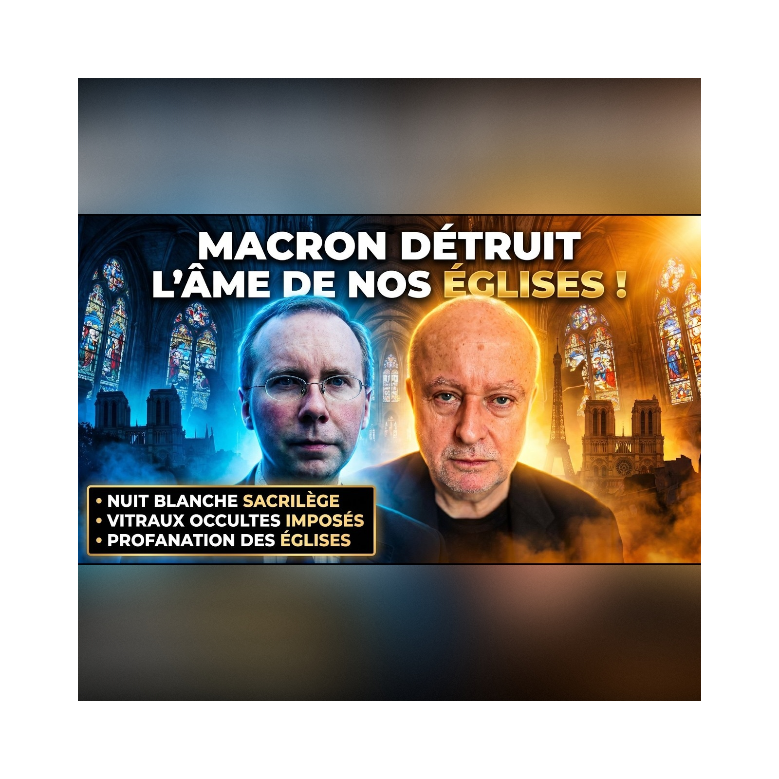 Le moment où Alain ESCADA dit l'impensable sur les VITRAUX SATANISTES de Notre-Dame ! | GPTV episode artwork