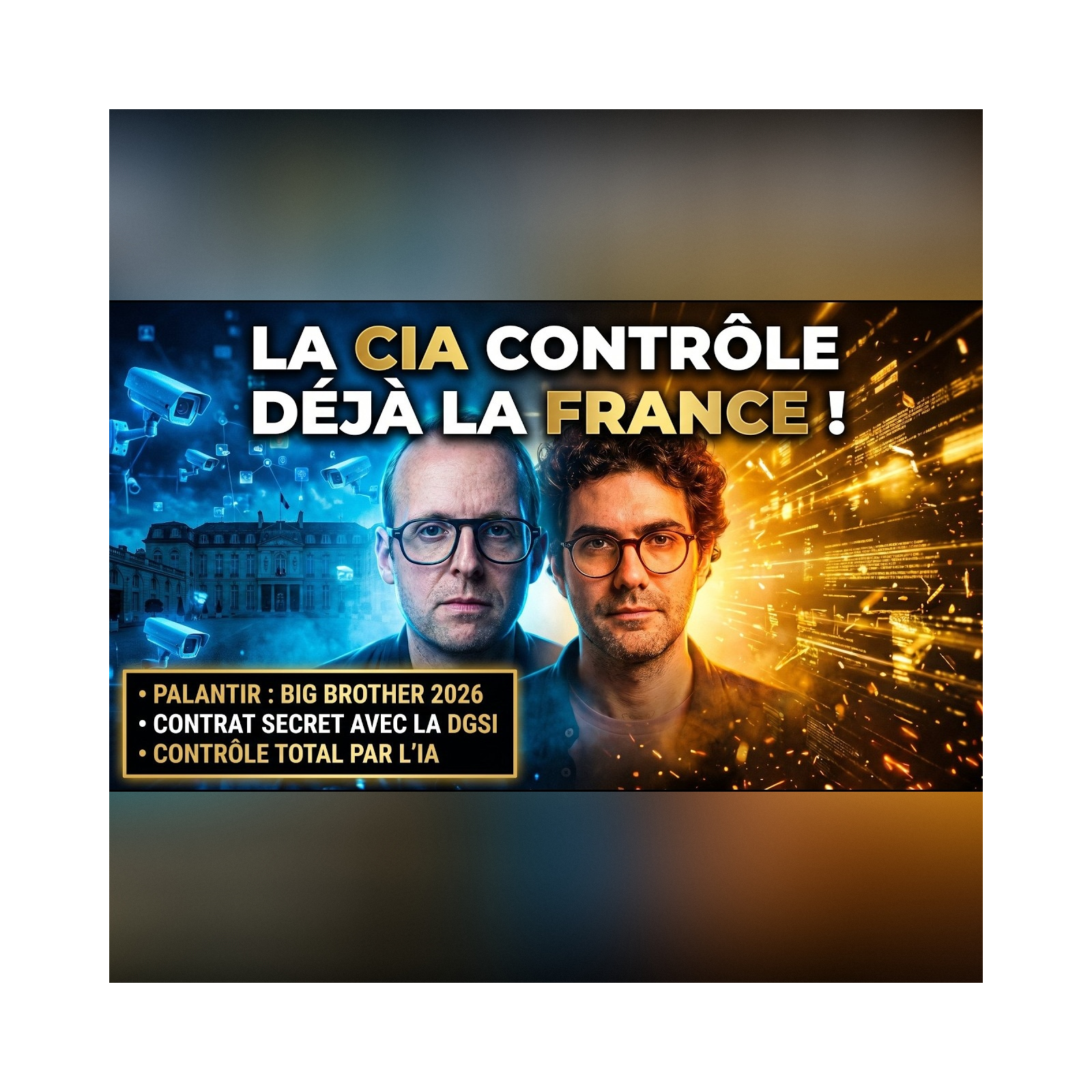 Contrats DGSI-CIA signés en SECRET : GPTV révèle le FICHAGE PRÉDICTIF de chaque Français ! episode artwork