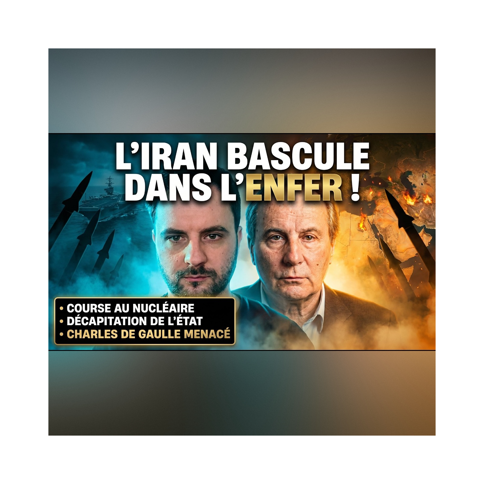  Les 3 révélations sur le PLAN EPIC FURY qui précipite le CHAOS NUCLÉAIRE en IRAN ! | GPTV episode artwork