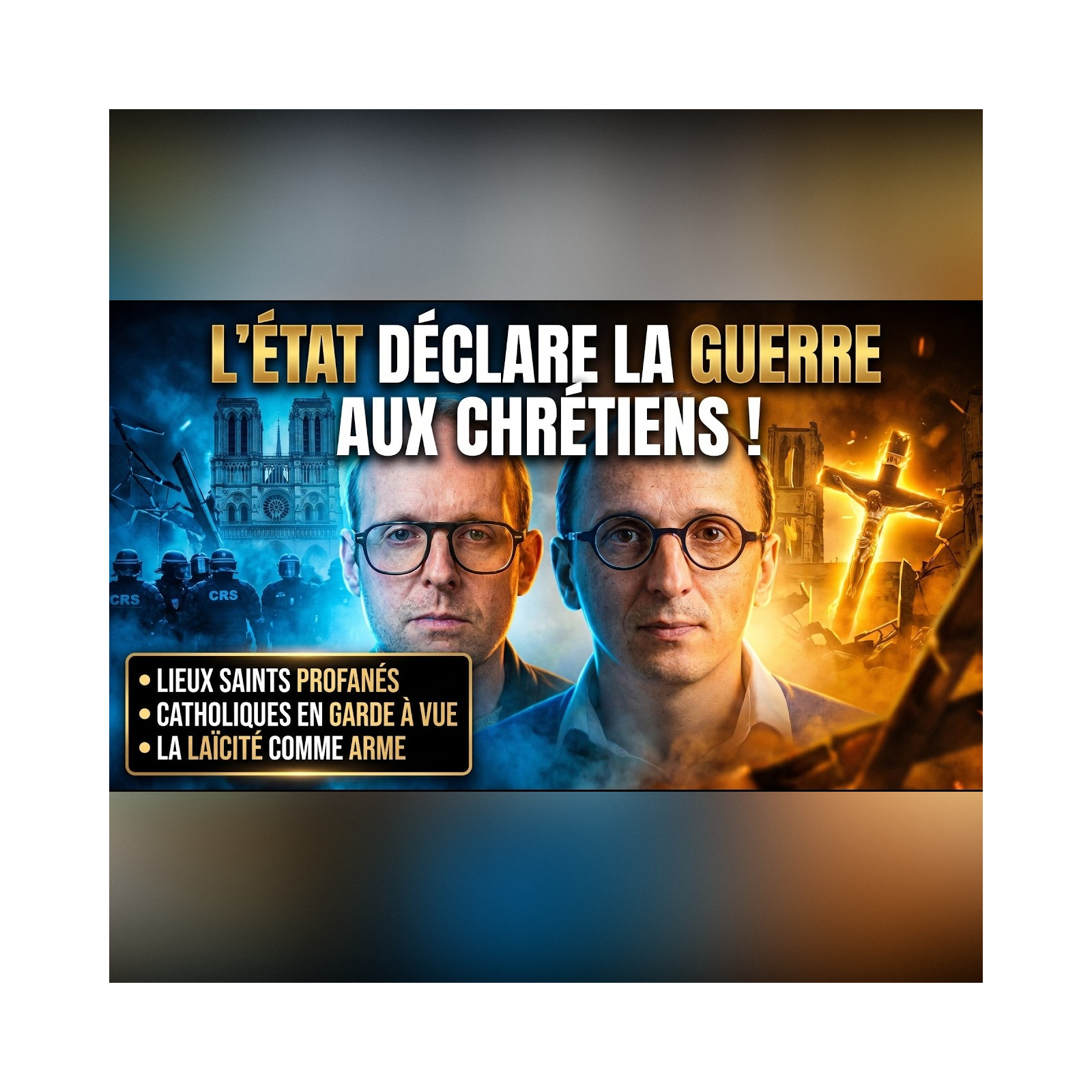 Pourquoi l'ÉTAT SAISIT un drapeau du SACRÉ-CŒUR pour le DÉTRUIRE ? Fabrice DI VIZIO répond ! | GPTV episode artwork