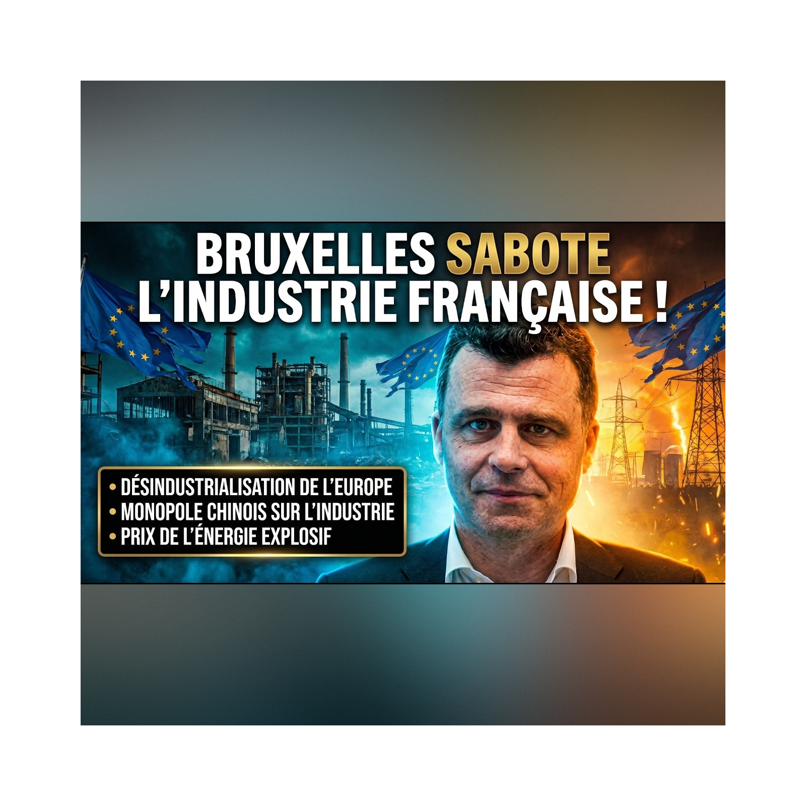  Pourquoi le MARCHÉ EUROPÉEN de l'électricité prépare en réalité la RUINE de la FRANCE ! | GPTV episode artwork