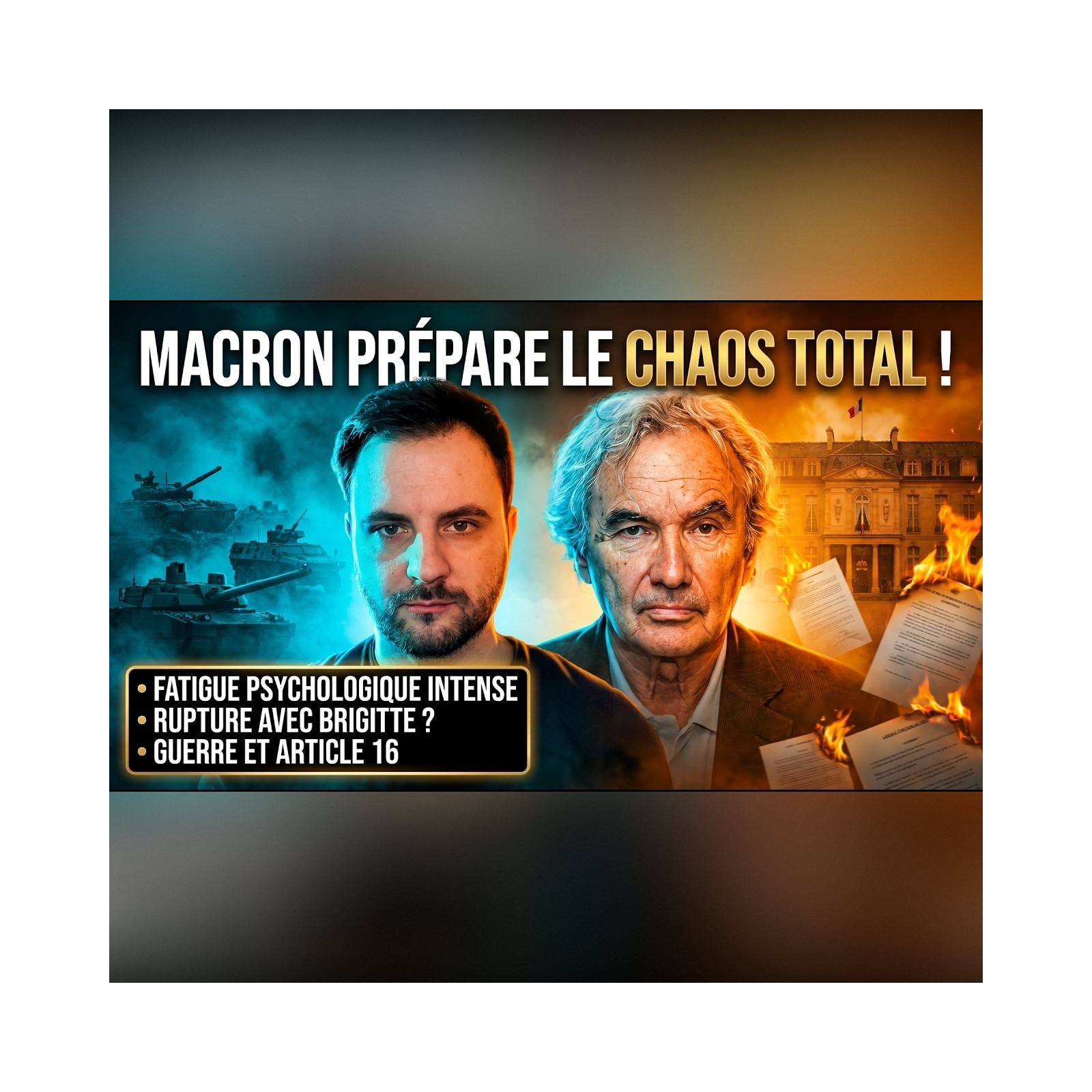 COUPLE MACRON en CRISE : l'ÉLYSÉE cache un BASCULEMENT GRAVE vers l'ARTICLE 16 ! | GPTV episode artwork