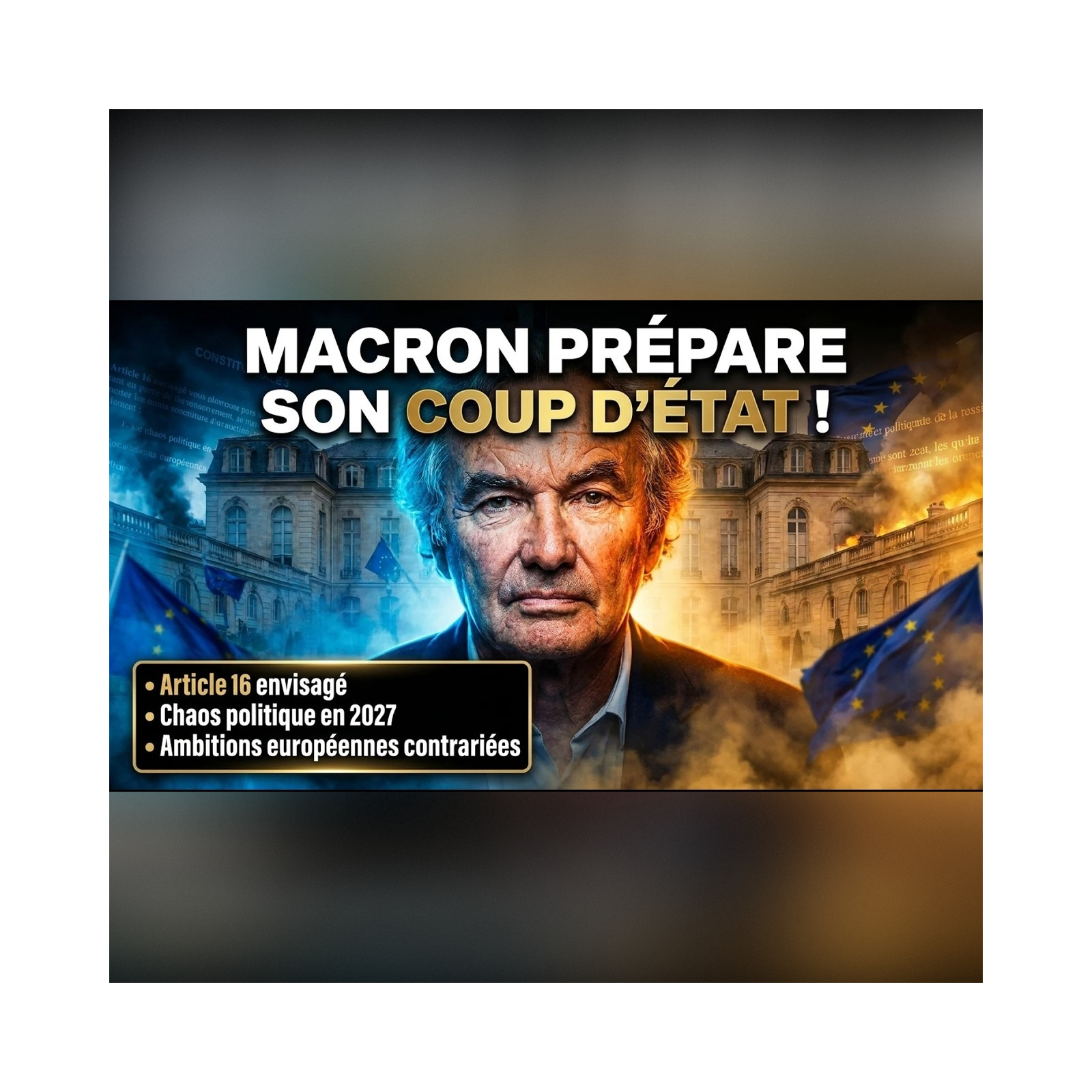 Les 5 ÉTAPES SECRÈTES que MACRON prépare pour NE JAMAIS QUITTER le POUVOIR ! | GPTV episode artwork