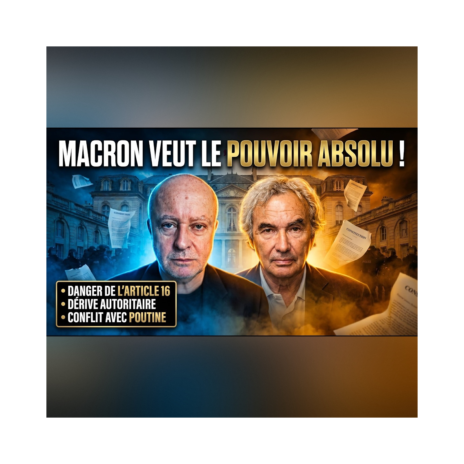  L'ARTICLE 16 contredit la CONSTITUTION et prouve que MACRON ABOLIT les ÉLECTIONS ! | GPTV episode artwork