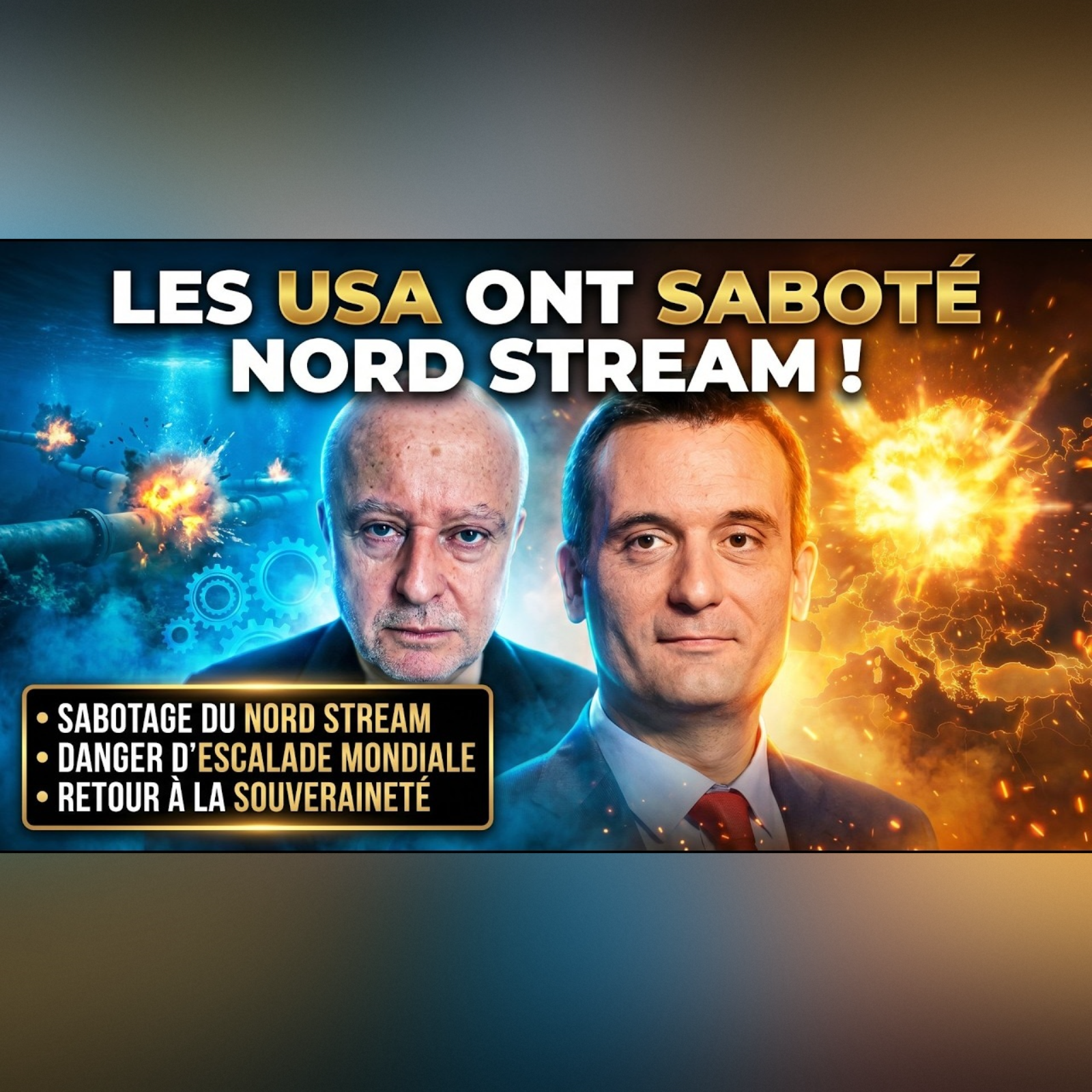 Sabotage de Nord Stream : FLORIAN PHILIPPOT dévoile le GRAVE secret de l'OTAN | GPTV episode artwork