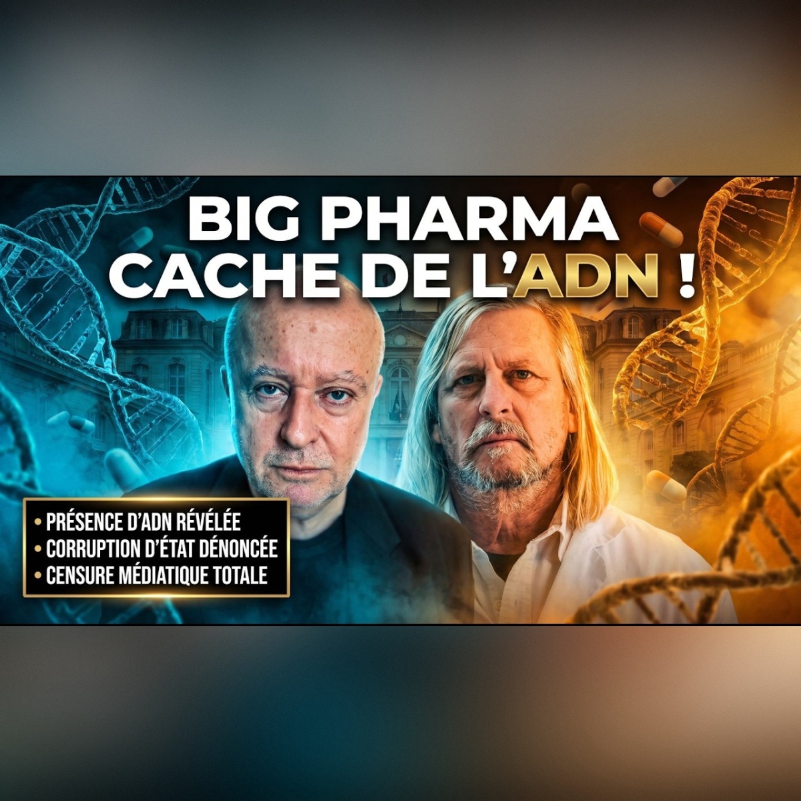 Résidus d'ADN : DIDIER RAOULT brise ce que Macron vous CACHE sur BIG PHARMA | GPTV