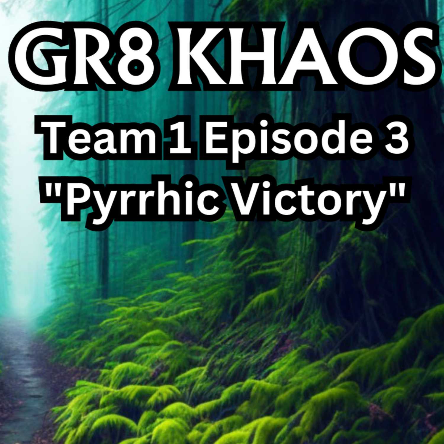 Gr8 Khaos T1E3 "Pyrrhic Victory" episode artwork