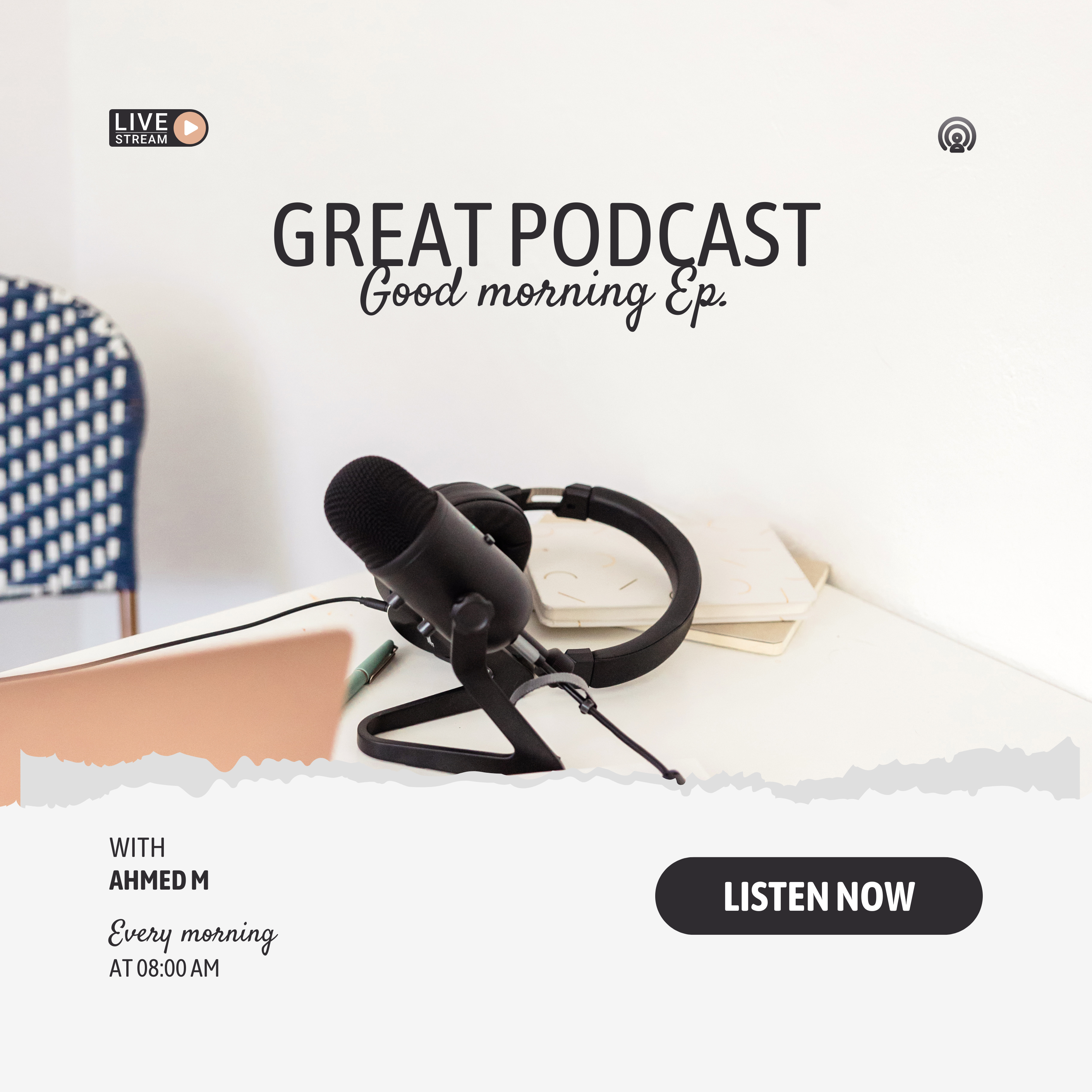 Never give up  episode artwork