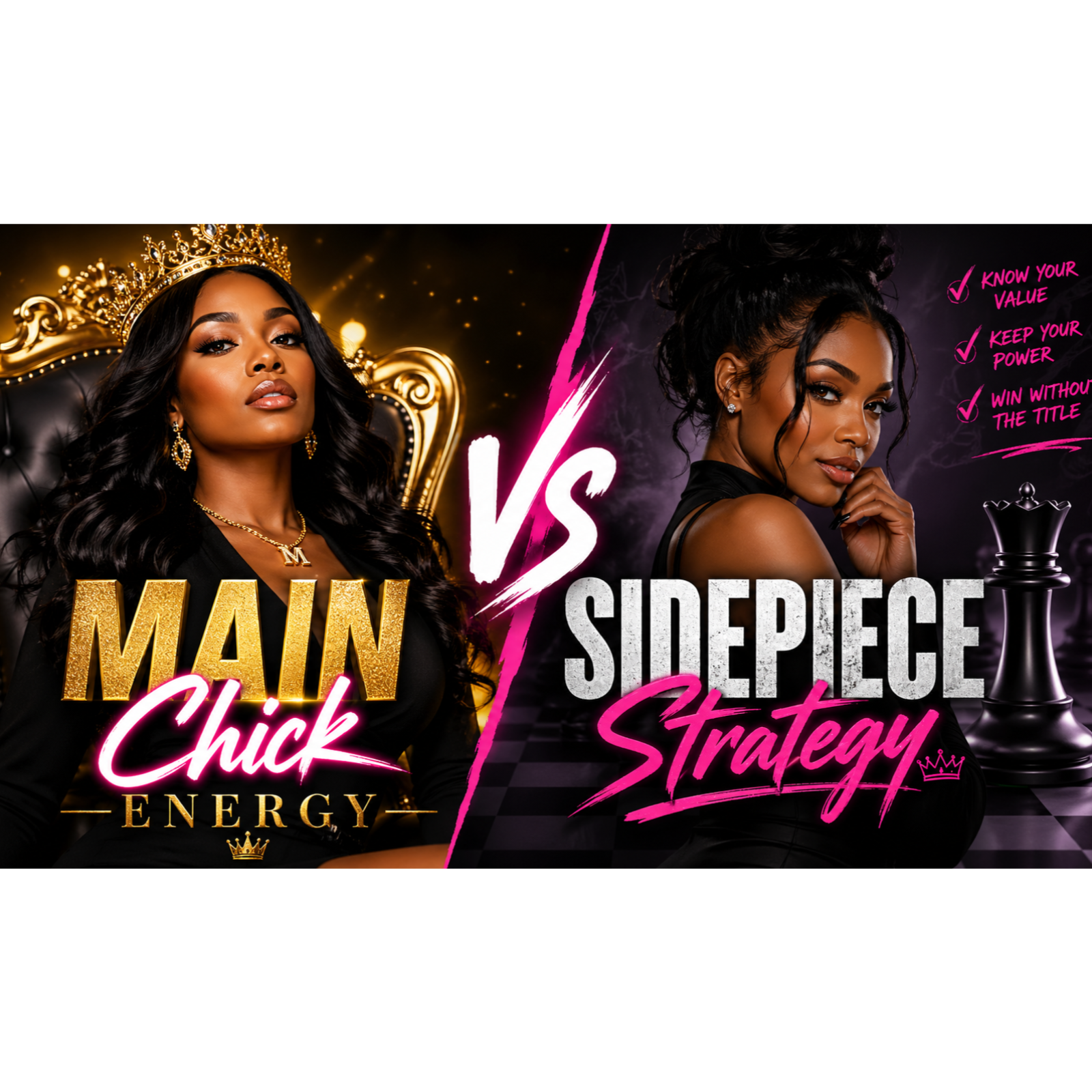 Main Chick Energy vs Sidepiece Strategy! | Grown Folks Only