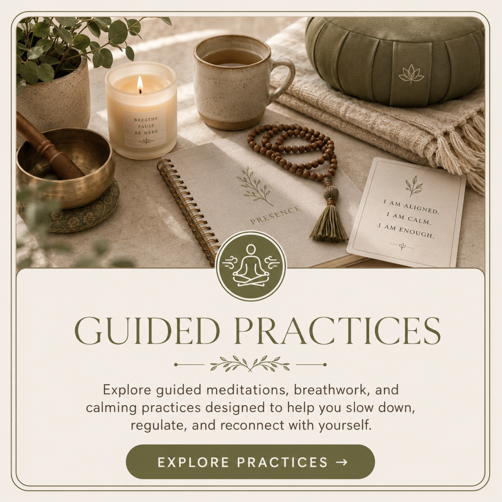 Guided Practices for The Healing Circle podcast artwork