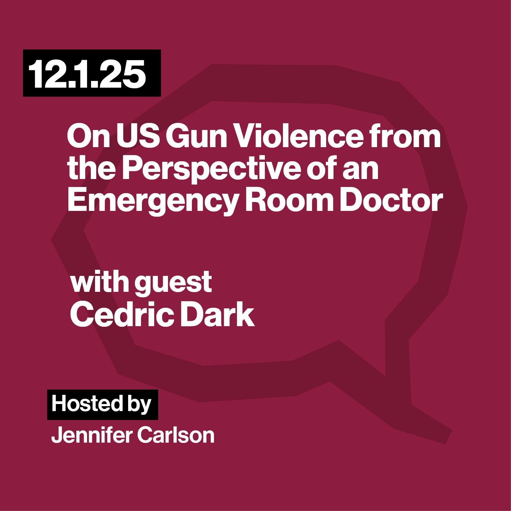 Dr. Cedric Dark On US Gun Violence from the Perspective of an Emergency Room Doctor