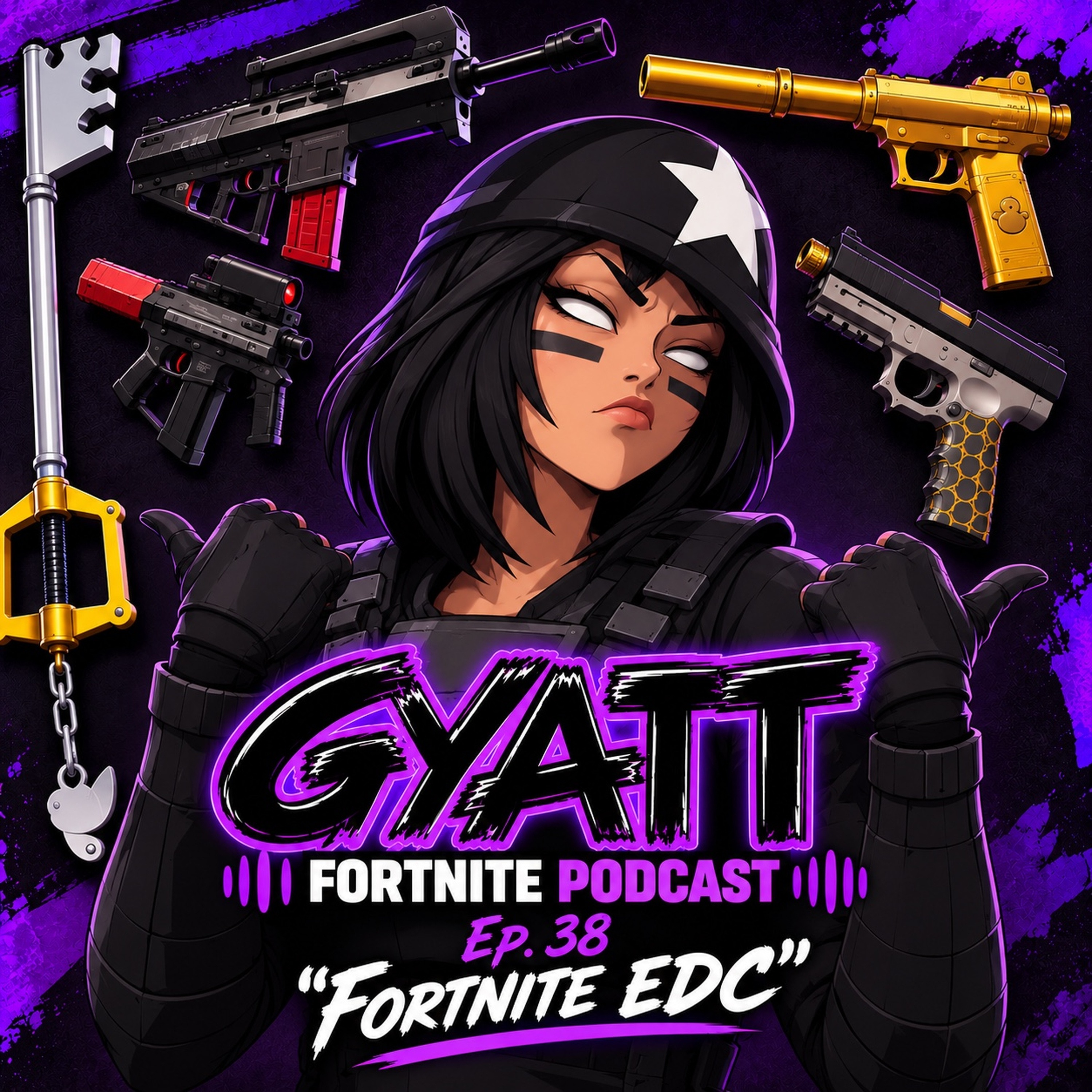 GYATT Fortnite Podcast Ep. 38 "Fortnite EDC" episode artwork