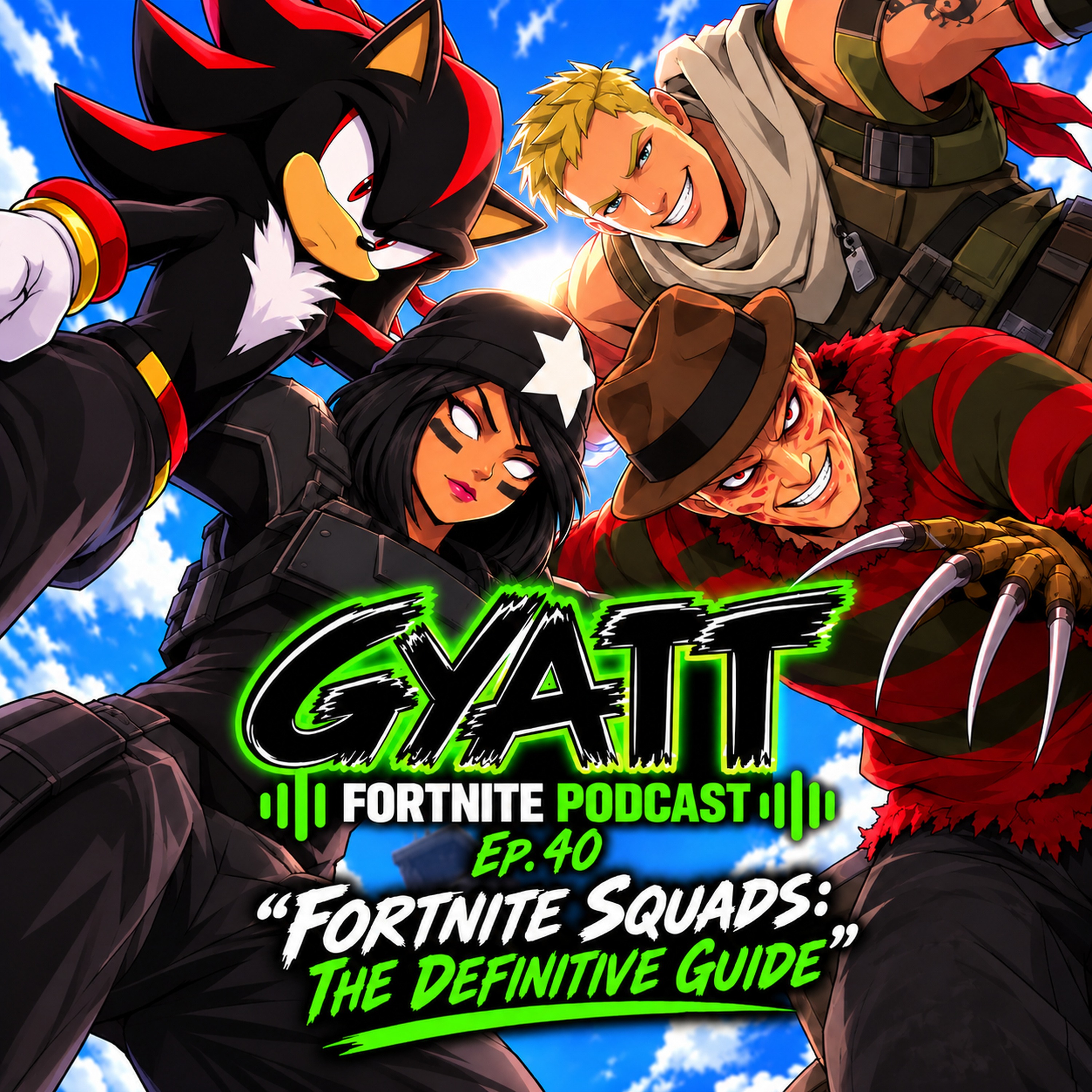 GYATT Fortnite Podcast Ep.40 "Fortnite Squads: The Definitive Guide" episode artwork