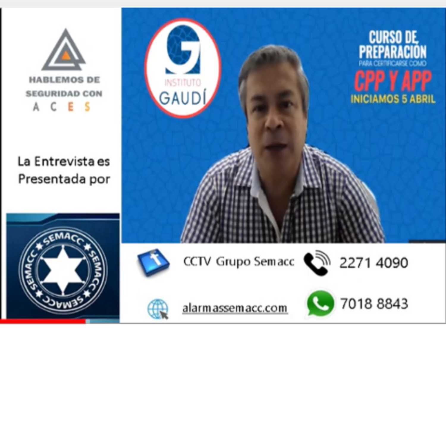 HABLEMOS DE SEGURIDAD CON ACES.