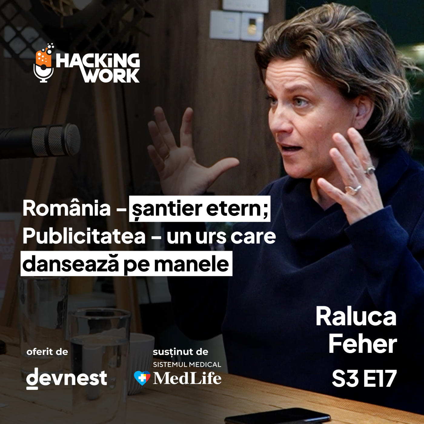 Raluca Feher: România, un șantier etern; Publicitatea, un urs care dansează pe manele | S3E17