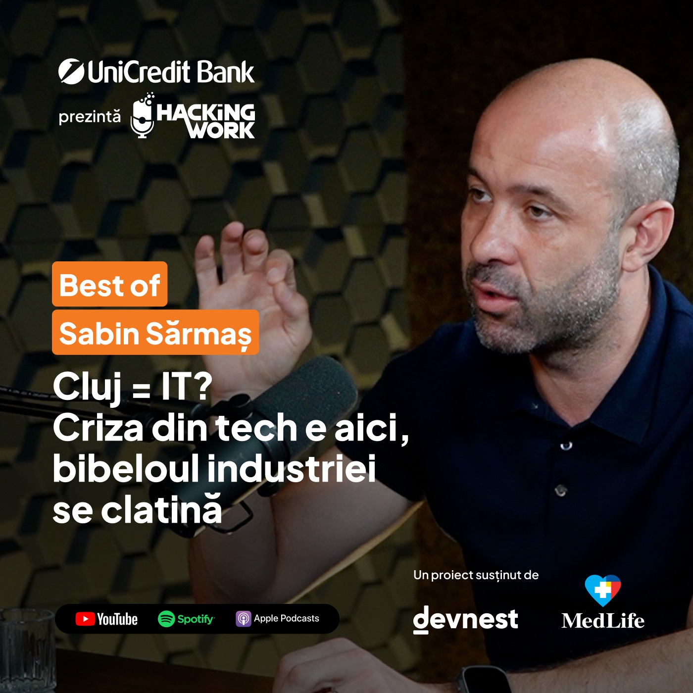 Cluj = IT? Criza din tech e aici, bibeloul industriei se clatină | Best of Sabin Sărmaș la hacking Work