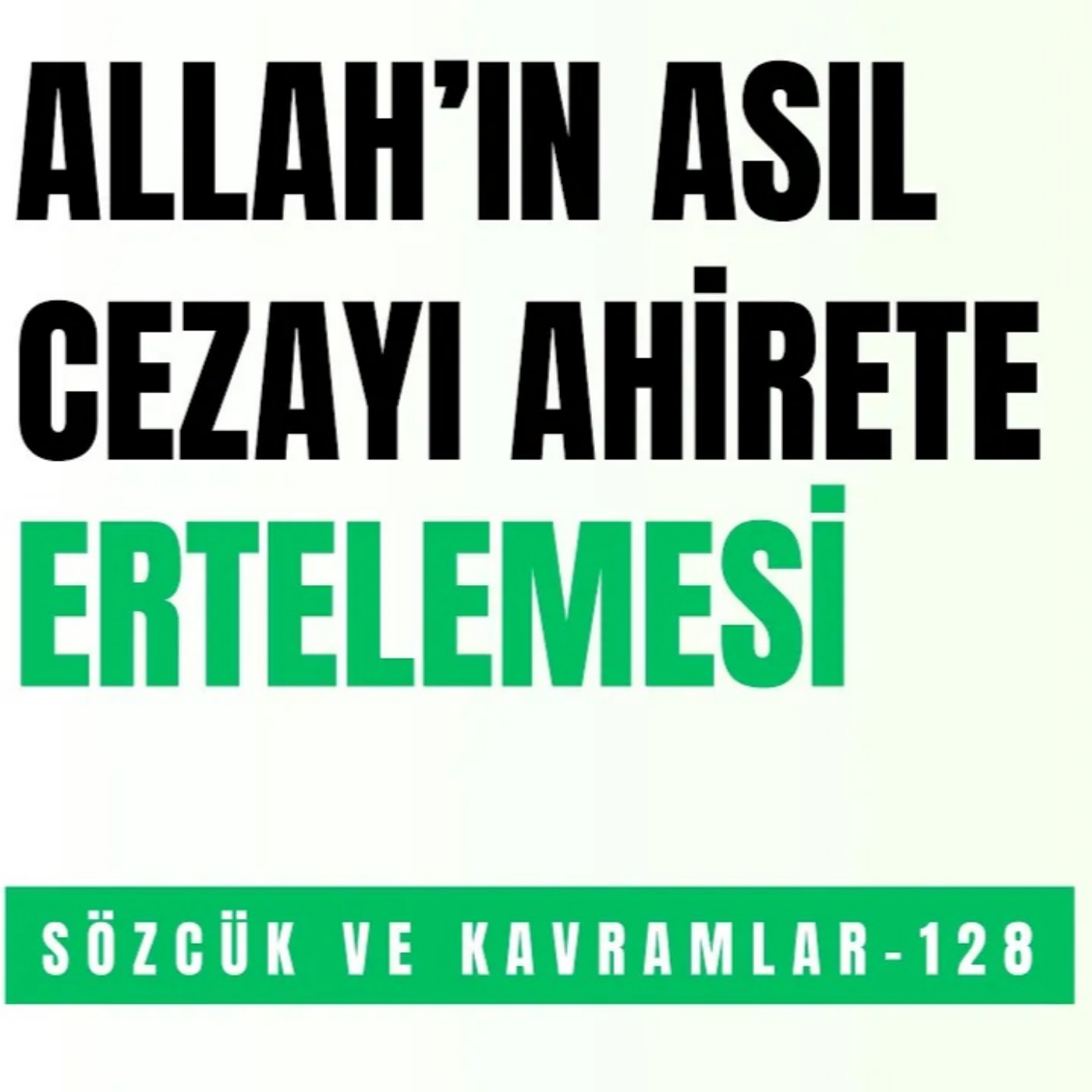 KURAN\'DAKİ ÖNEMLİ SÖZCÜK VE KAVRAMLAR