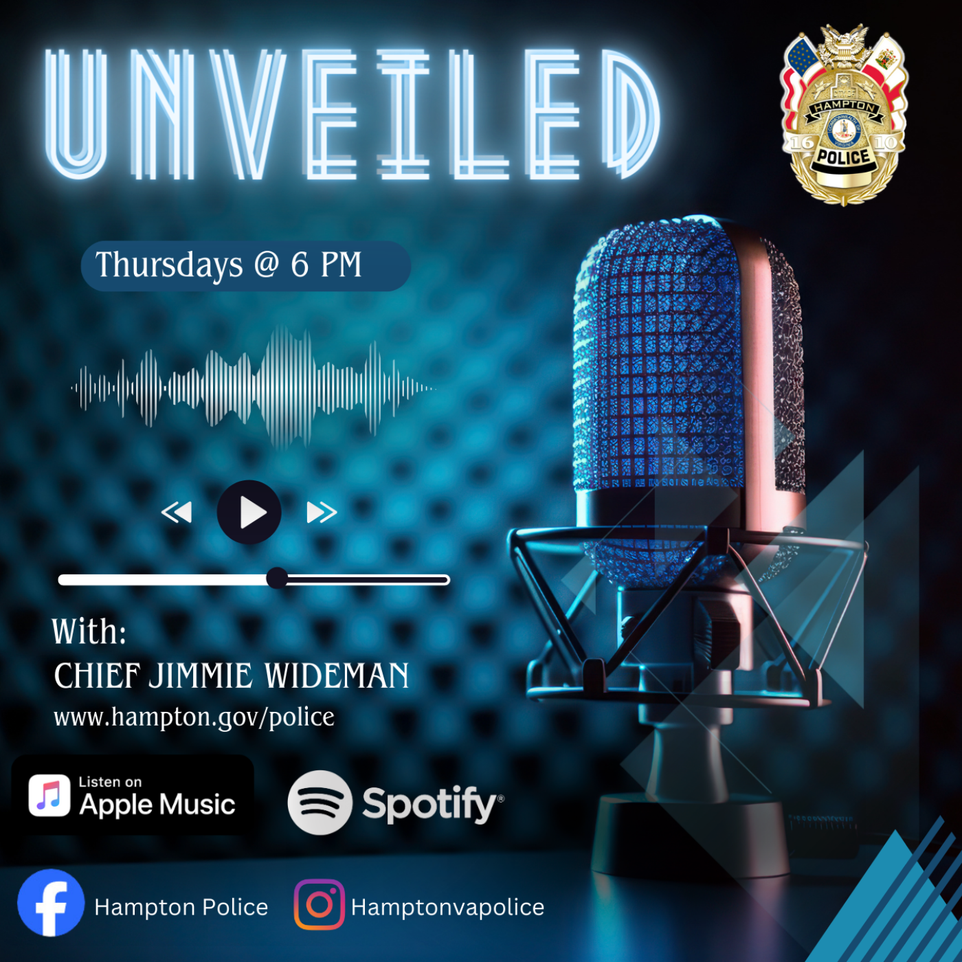 Unveiled: Podcast of the Hampton Police Division