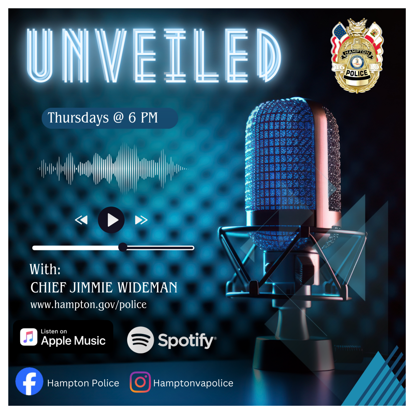 Unveiled: Podcast of the Hampton Police Division