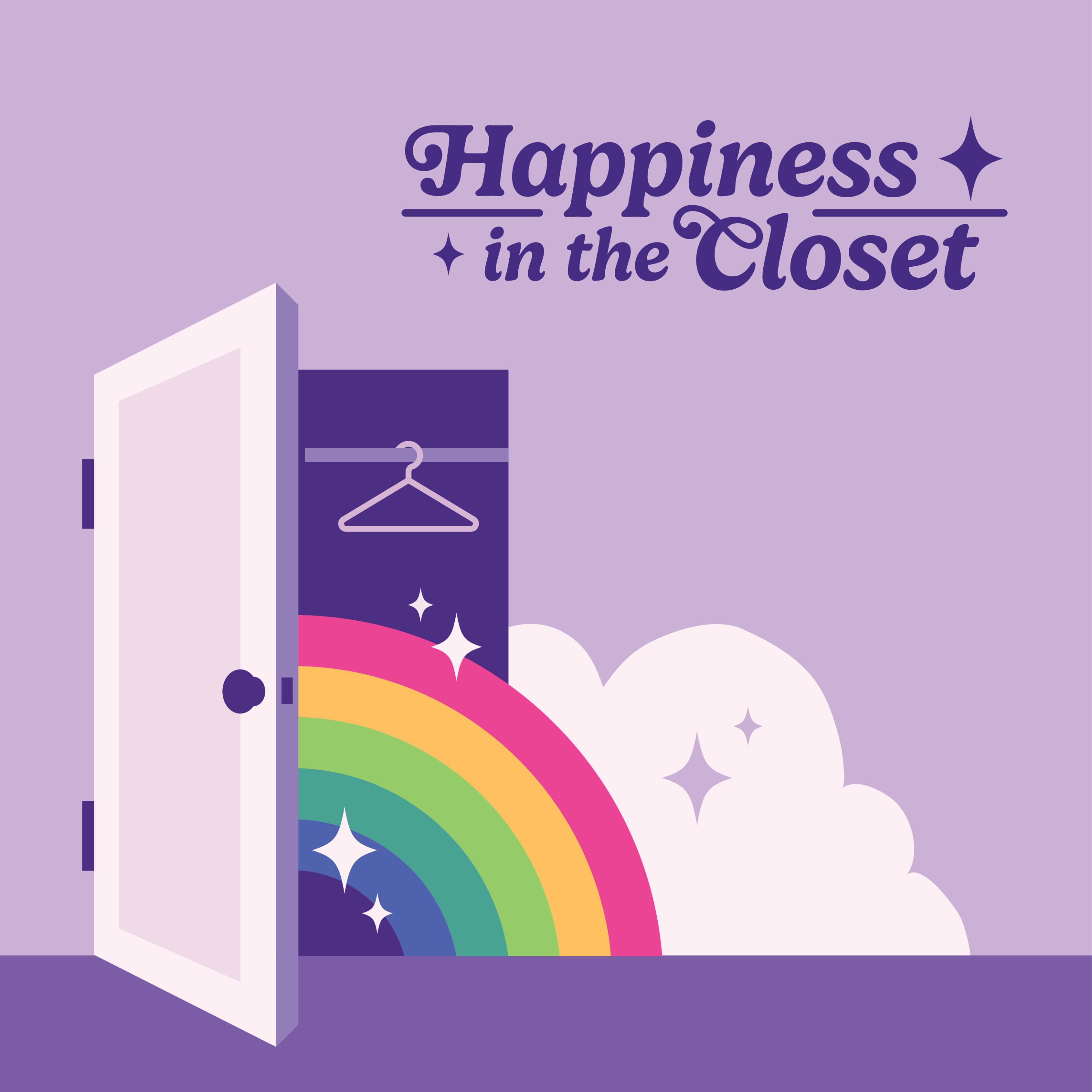 Happiness in the Closet podcast artwork