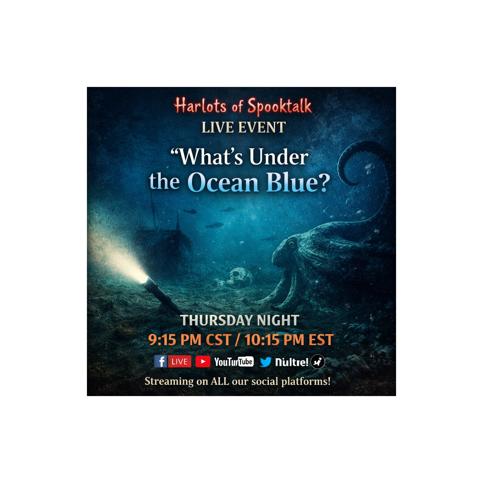 Whats under the Ocean Blue? LIVE