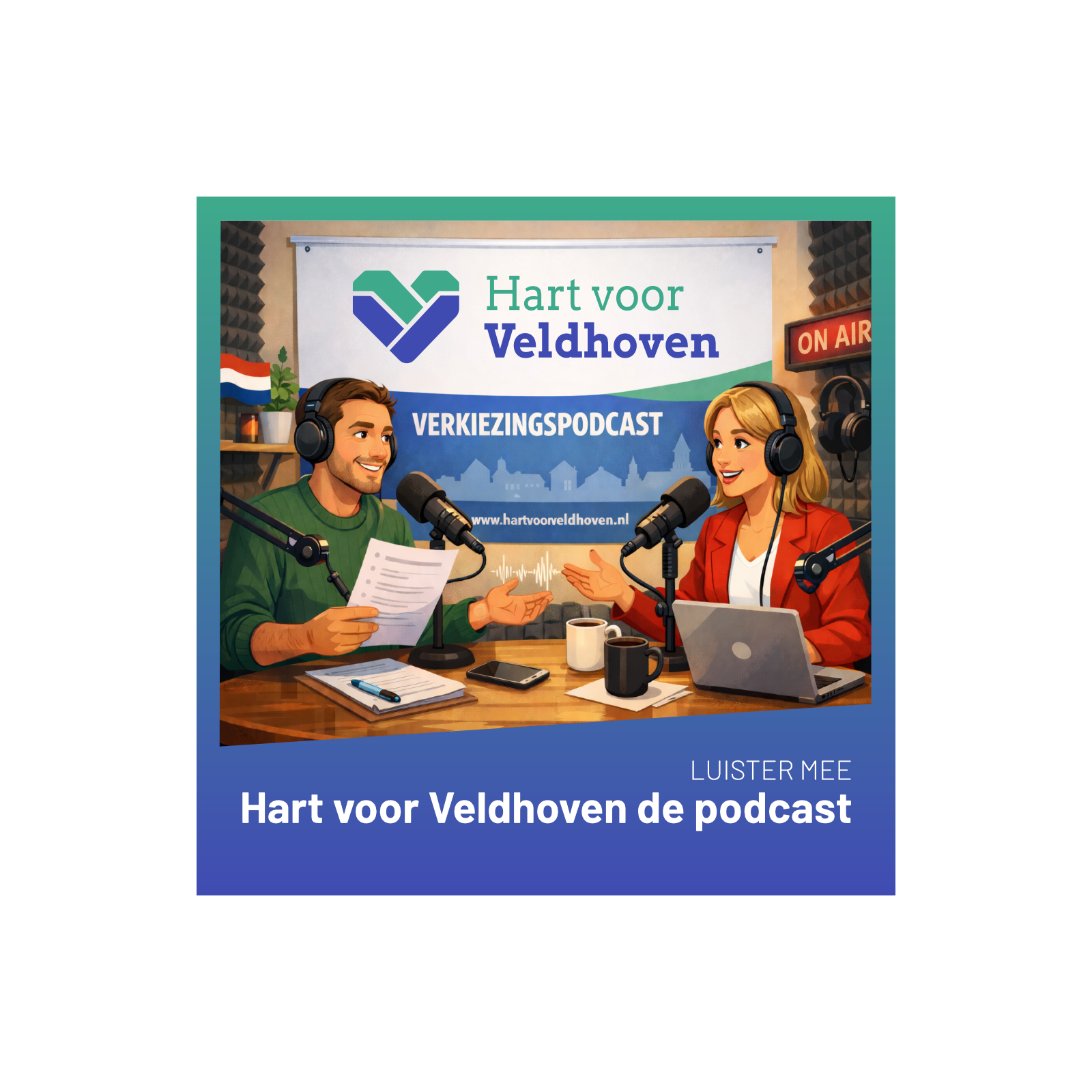 Hart voor Veldhoven de podcast cover art
