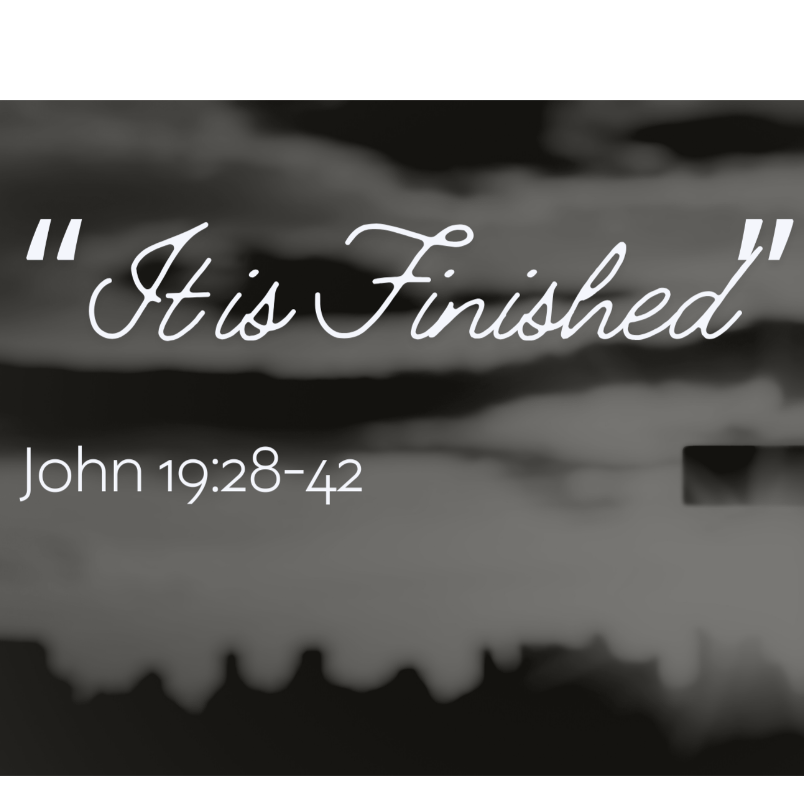 It is Finished episode artwork