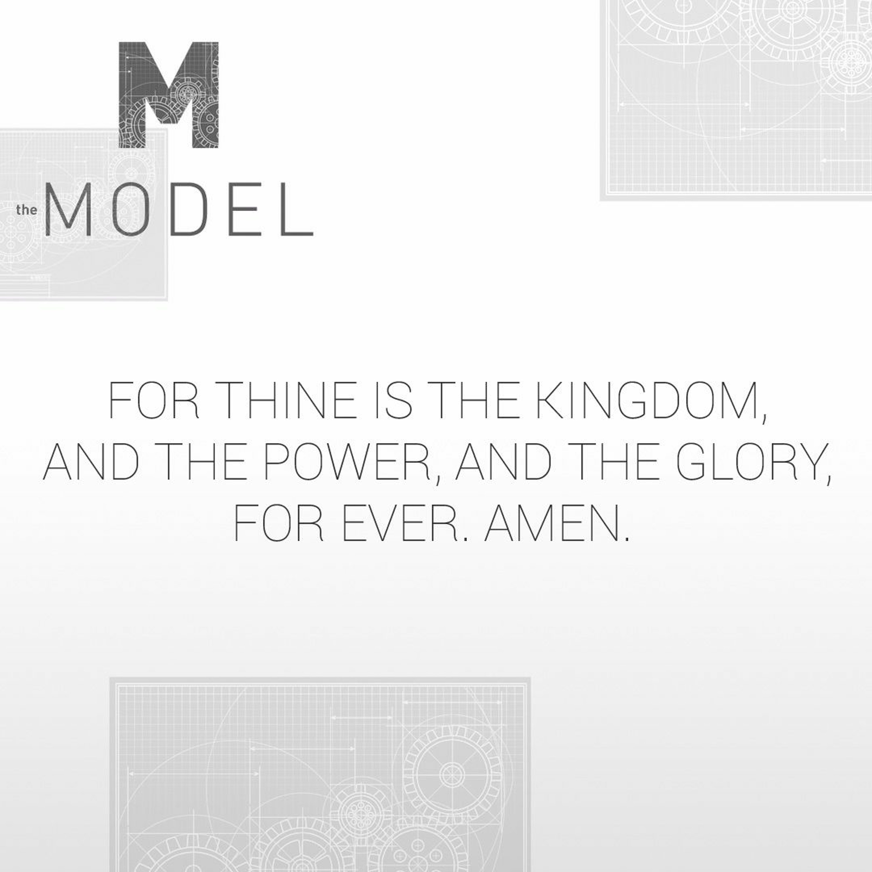 For Thine is the Kingdom and the Power and the Glory, For Ever. Amen. episode artwork