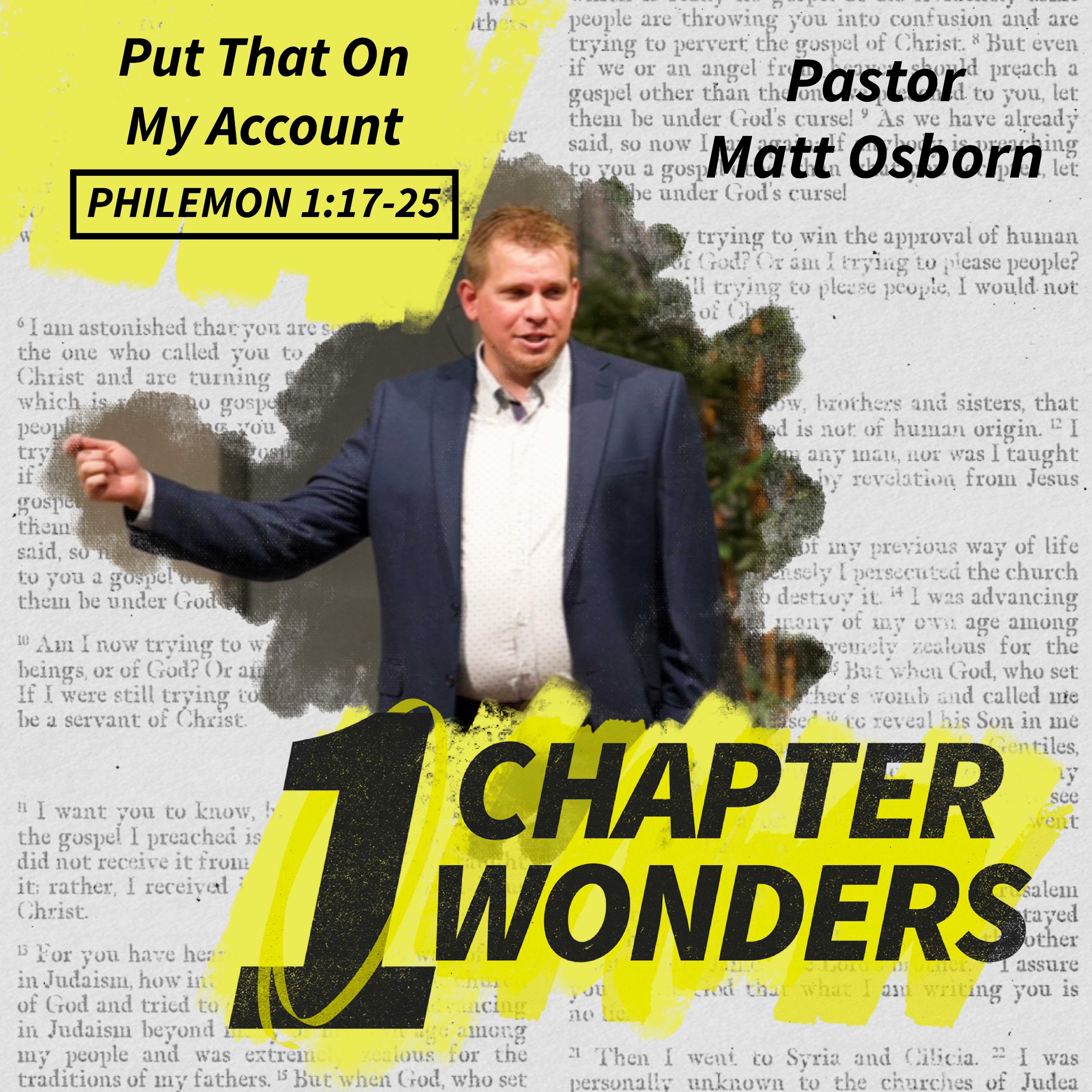 Philemon | Put That On My Account | One Chapter Wonders episode artwork