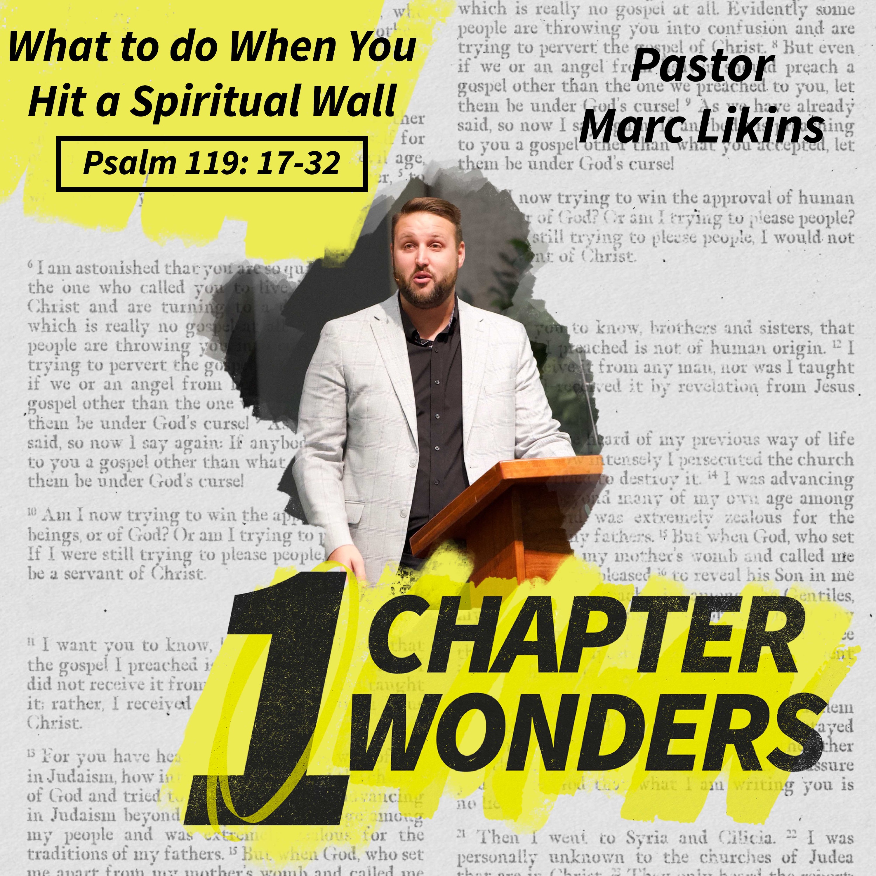 What to Do When You Hit a Spiritual Wall | No More Flying Blind | 1 Chapter Wonders episode artwork