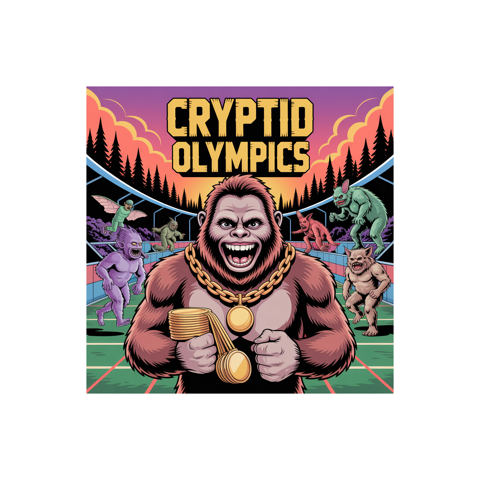 Cryptid Olympics: Bigfoot Sweeps the Games and Roasts the Competition episode artwork