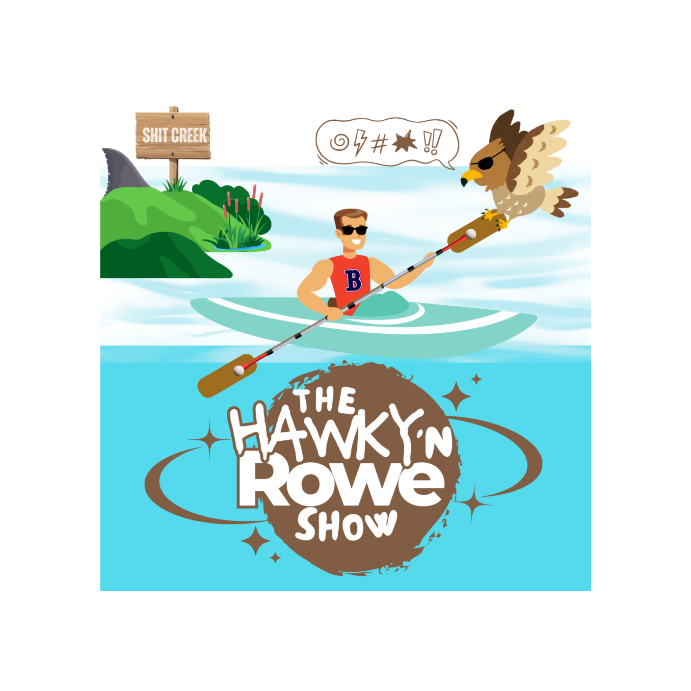 The Hawky & Rowey Show podcast artwork