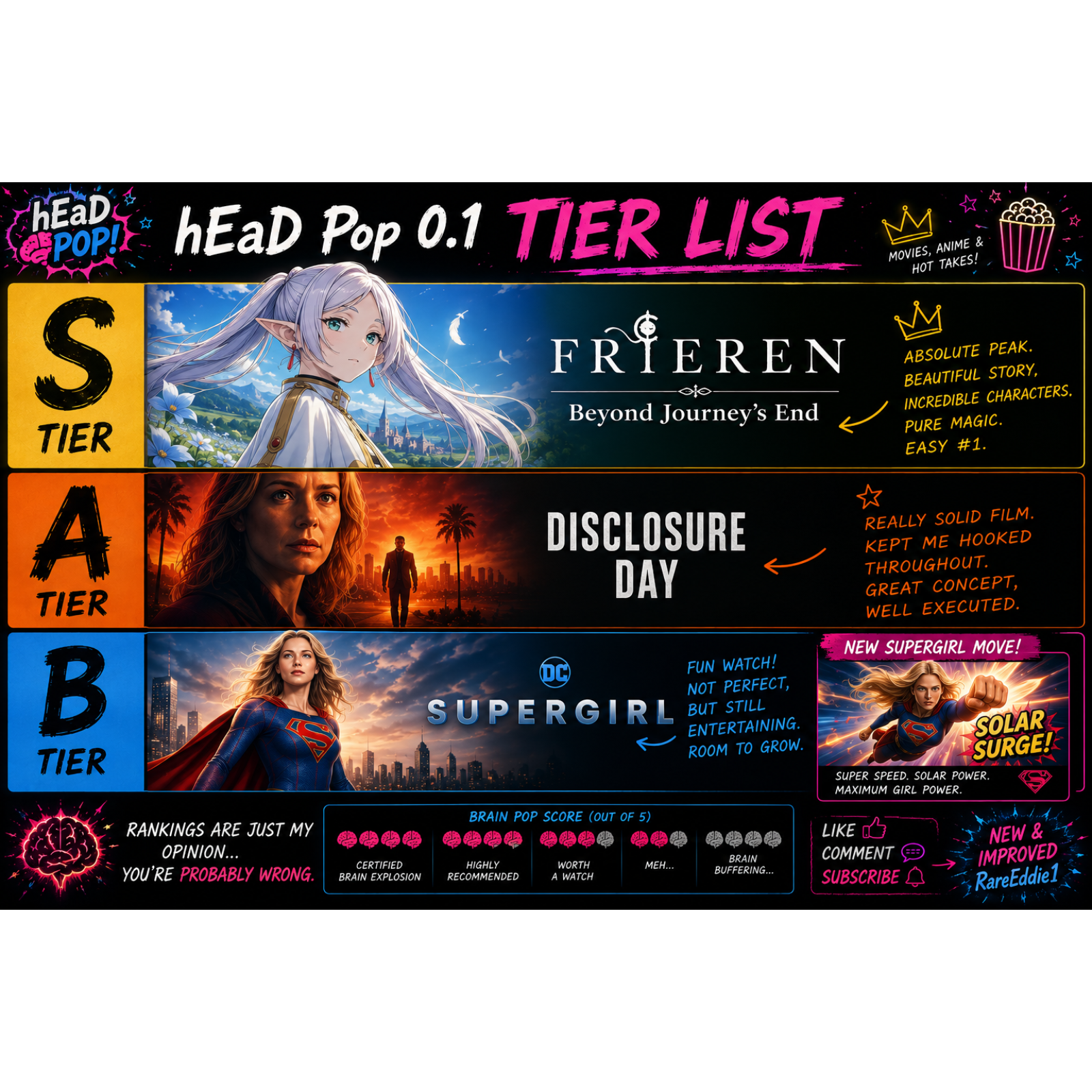 hEaD Pop 0.1, Tier Lists, Trivia & Frieren... What Could Go Wrong? episode artwork