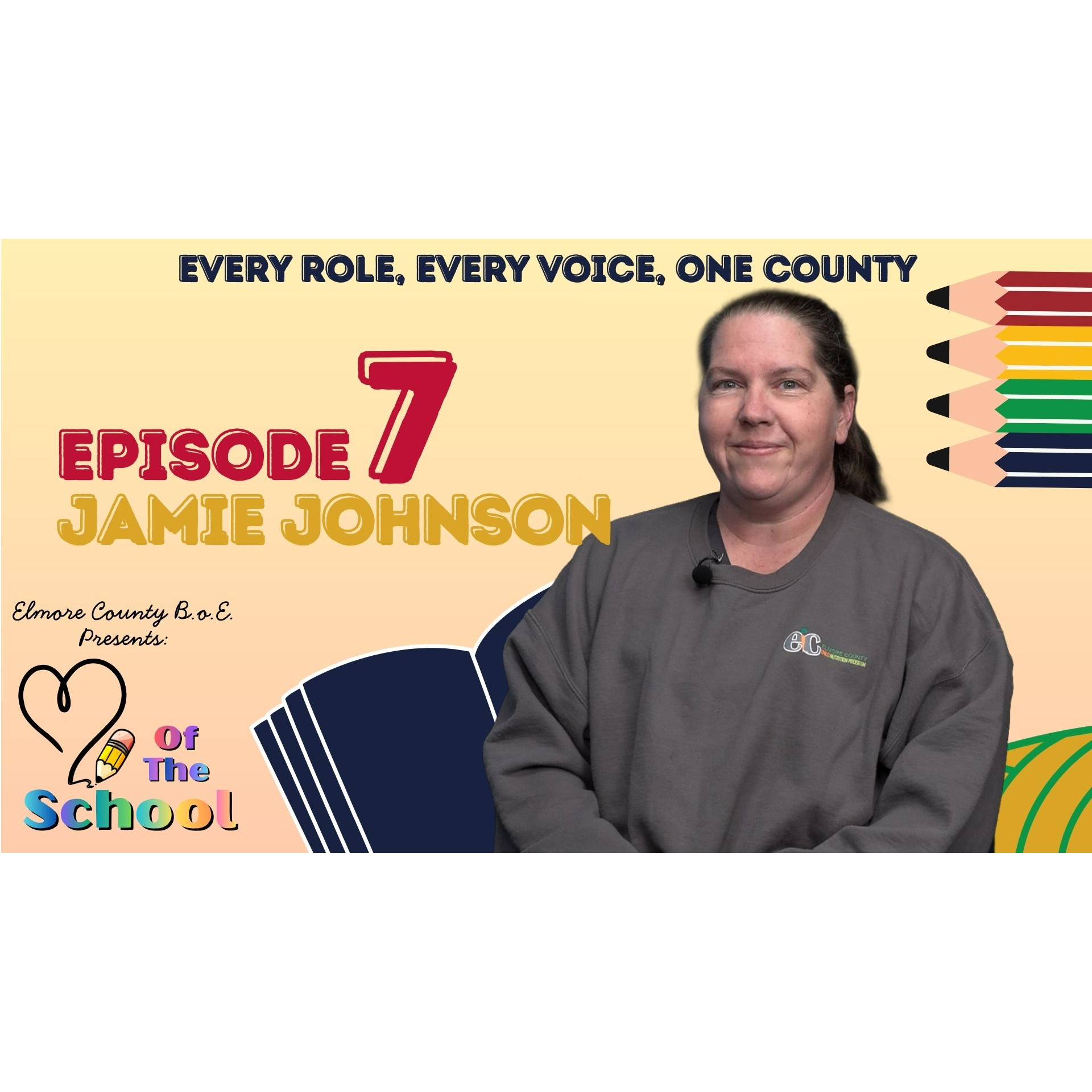 What is life like for a lunchroom lady at a school with Jamie Johnson episode artwork