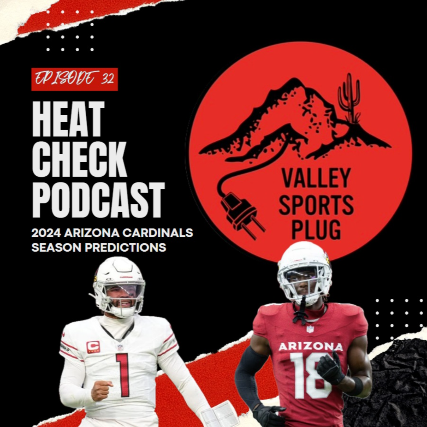 Heat Check Podcast E32 - 2024 Arizona Cardinals Season Preview & Schedule Predictions episode artwork