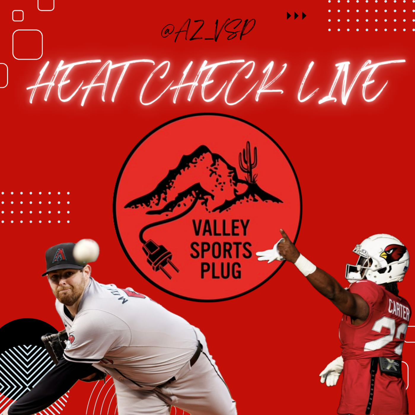 Arizona Cardinals 53 Man Roster & Dbacks Rotation Decisions - Heat Check LIVE 8/29/2024 episode artwork