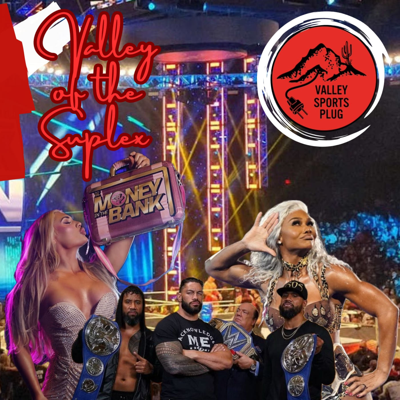 Valley of the Suplex Podcast E5 - Crown Jewel Happened, The Bloodline Carries & The Rizzler on AEW episode artwork