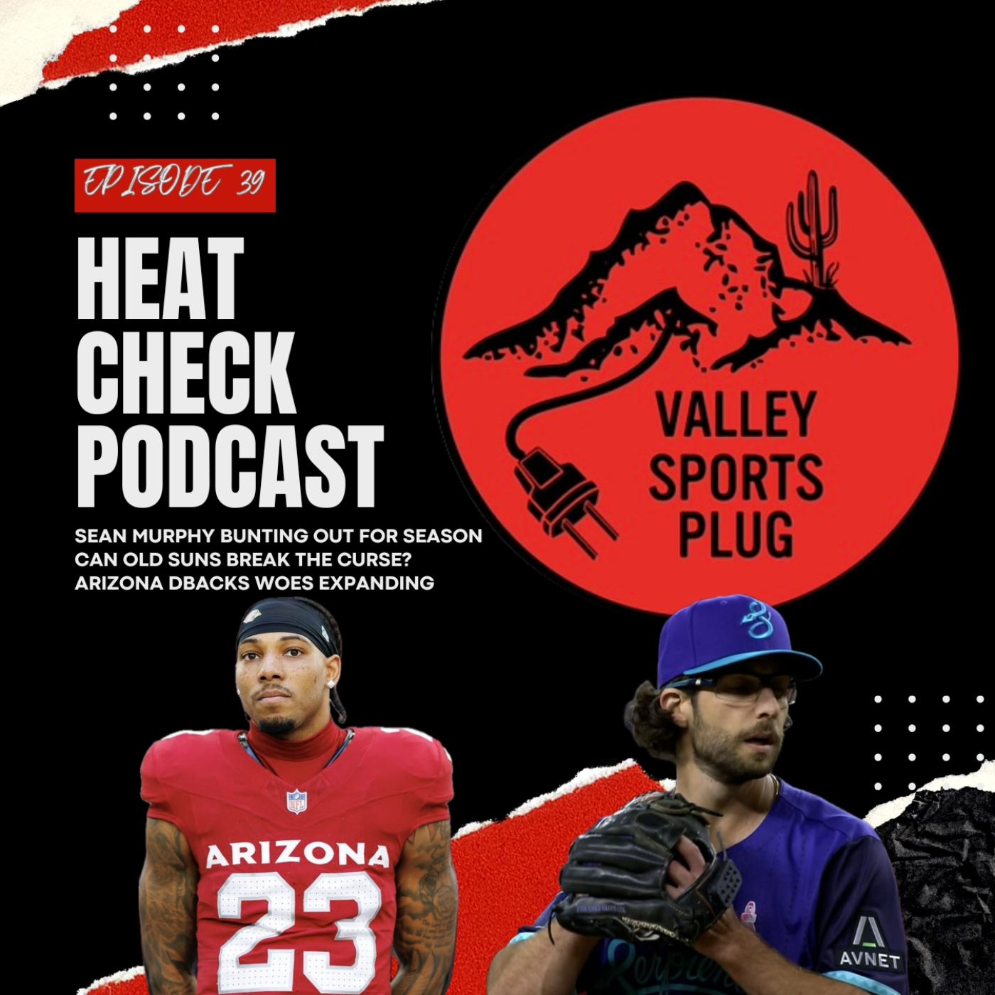 Heat Check Podcast E39 🔥 Tush Push Debate, Bunting Bruised, NBA Playoff Ties & Dbacks Dilemmas  episode artwork