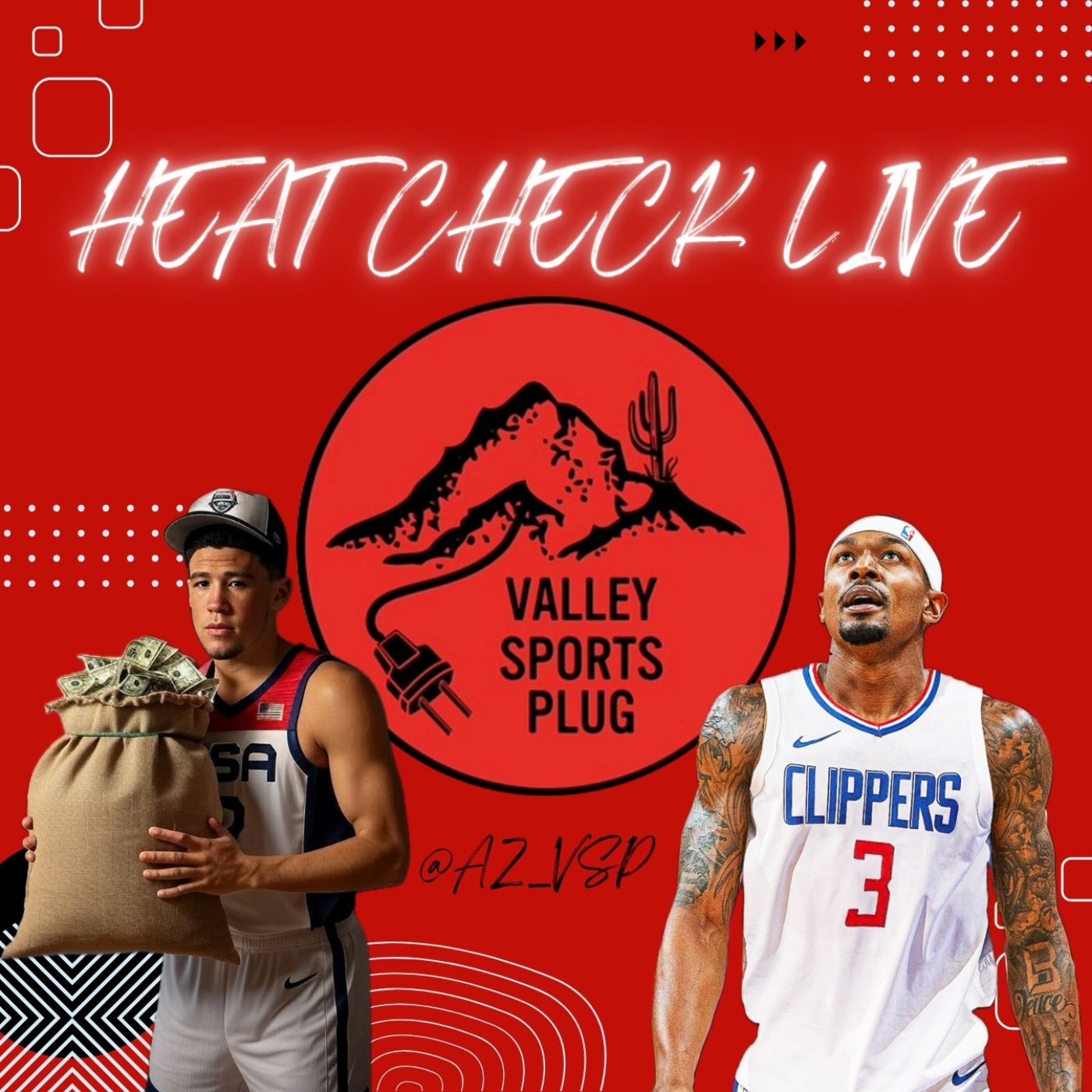 Devin Booker's Big Bucks & Bye Bye Bradley Beal? 🔌 Heat Check LIVE 7/9/2025 episode artwork