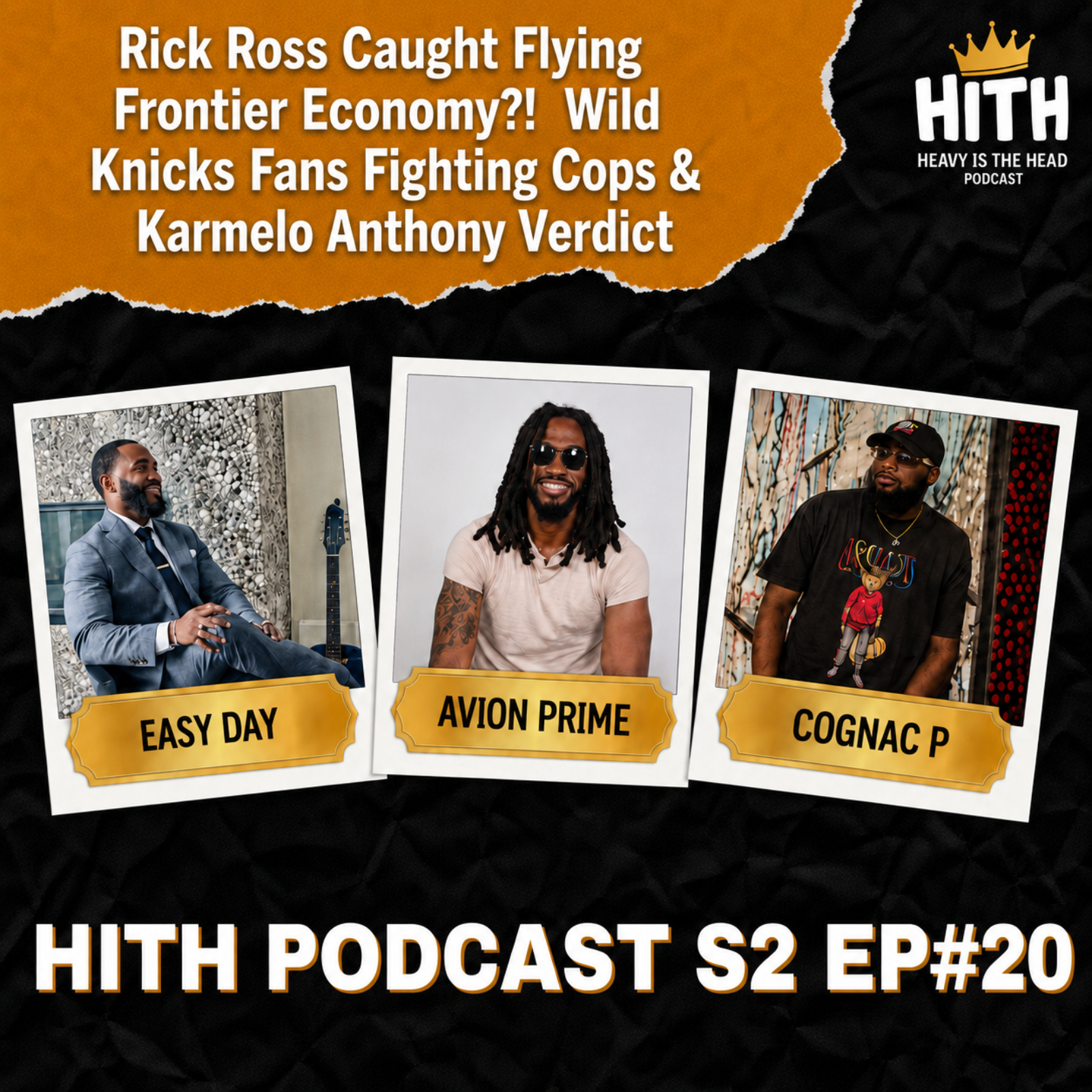 #HITH Rick Ross Caught Flying Frontier Economy?! Wild Knicks Fans & Karmelo Anthony Verdict episode artwork