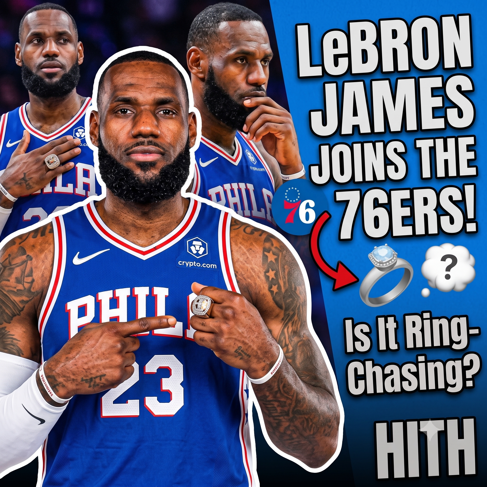 #HITH LeBron James Joins The 76ers!  Is It Ring-Chasing? + The Memphis Mom  Self-Defense Or Too Far? episode artwork