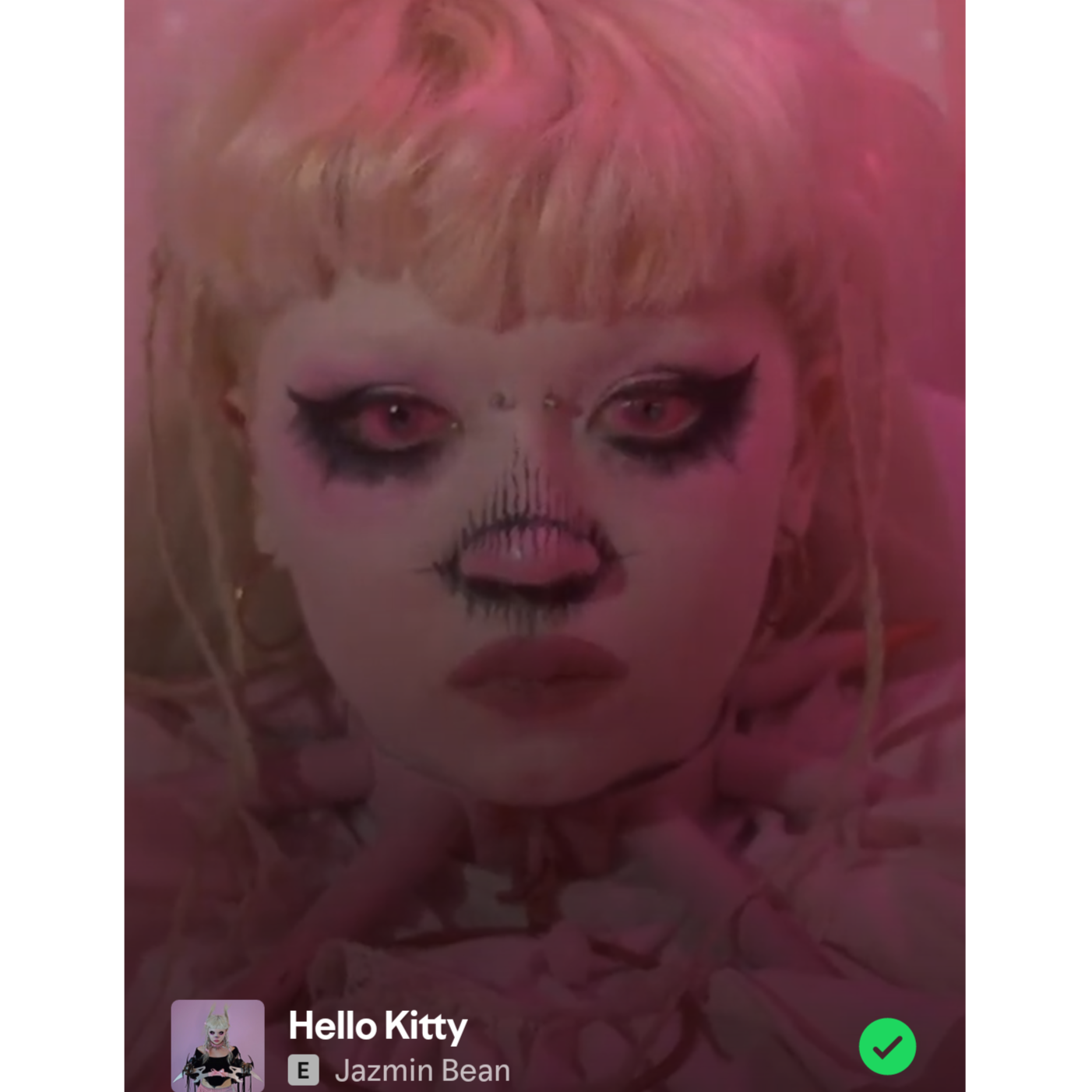 Hello Kitty jazmin bean slowed down best part