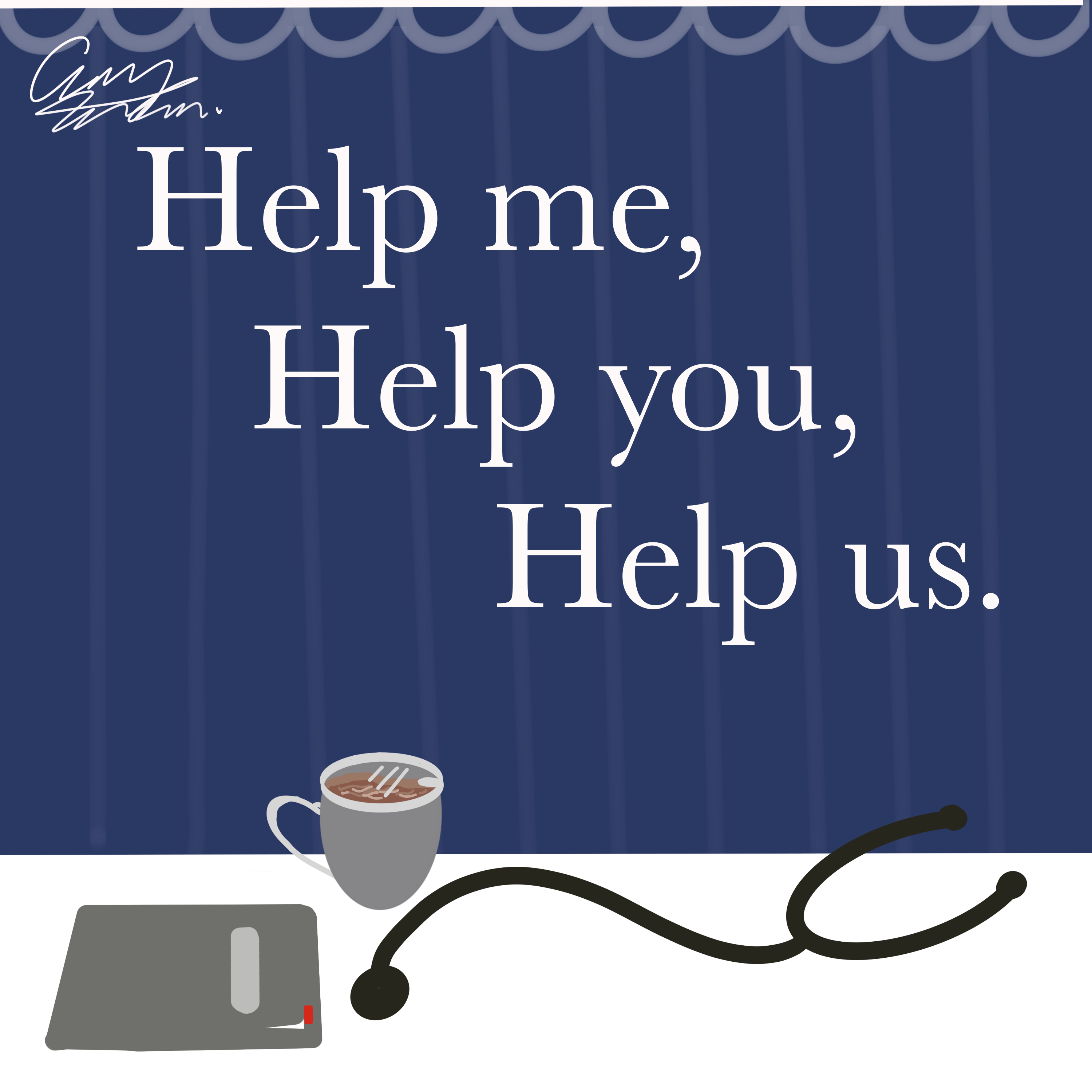 Help me, Help you, Help us. podcast artwork