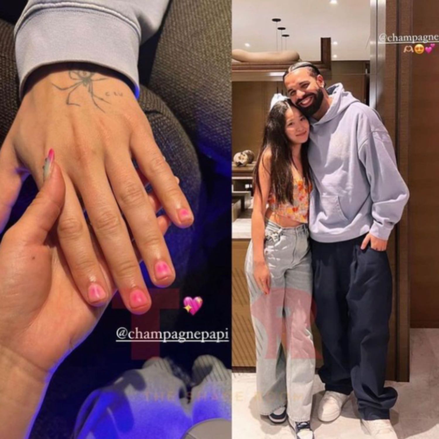 Drake paint his nails
